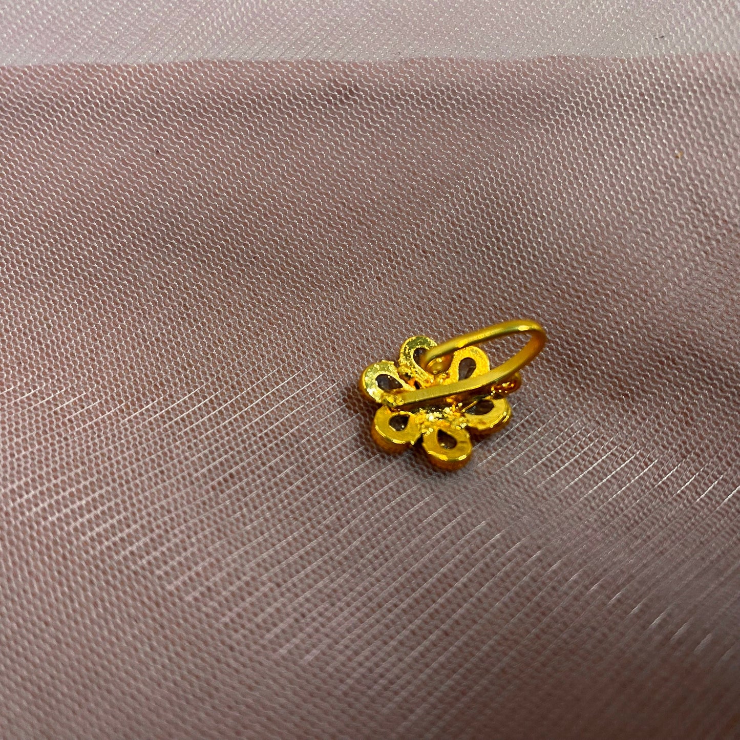 Non-Piercing Nose Ring - Gold