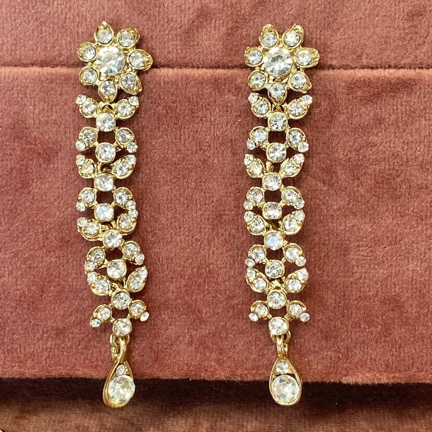 Stunning Necklace Set - Antique Gold and Silver Earring/ Tikka/ Tikli/ Indian/ Pakistani/Fashion Jewellery/ Gift for Women/Christmas