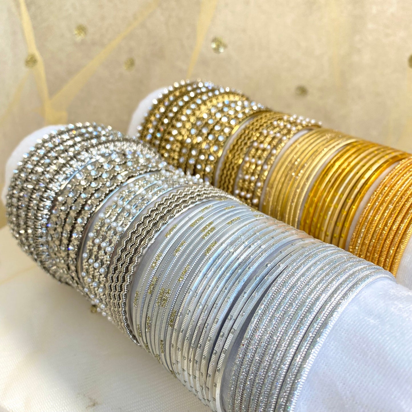 Bangle Roll Build Your Bangle Set - Gold Collection/Indian/ Pakistani/Jewelley/ Fashion Bracelet/Gift for wome/ Bangle Roll