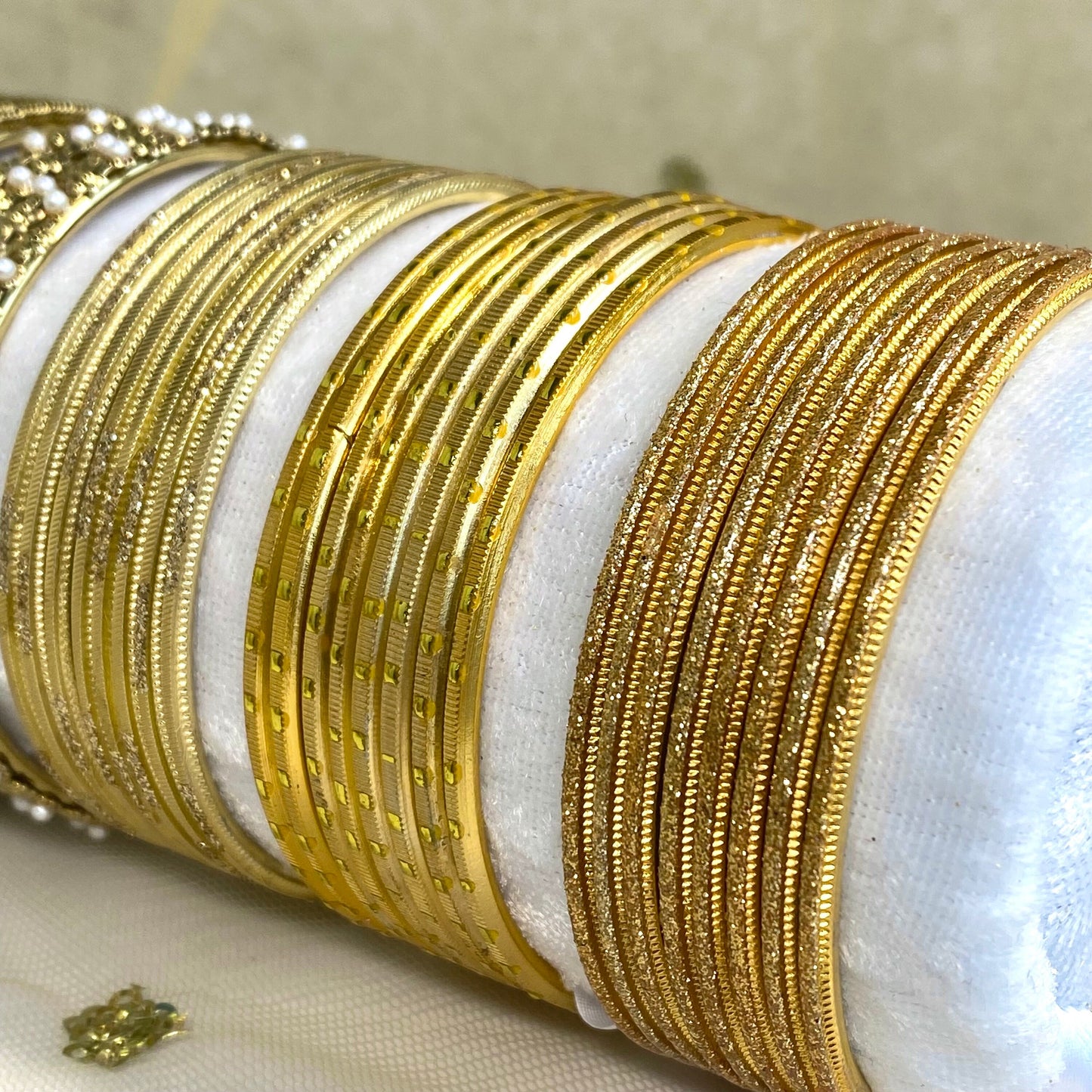 Bangle Roll Build Your Bangle Set - Gold Collection/Indian/ Pakistani/Jewelley/ Fashion Bracelet/Gift for wome/ Bangle Roll