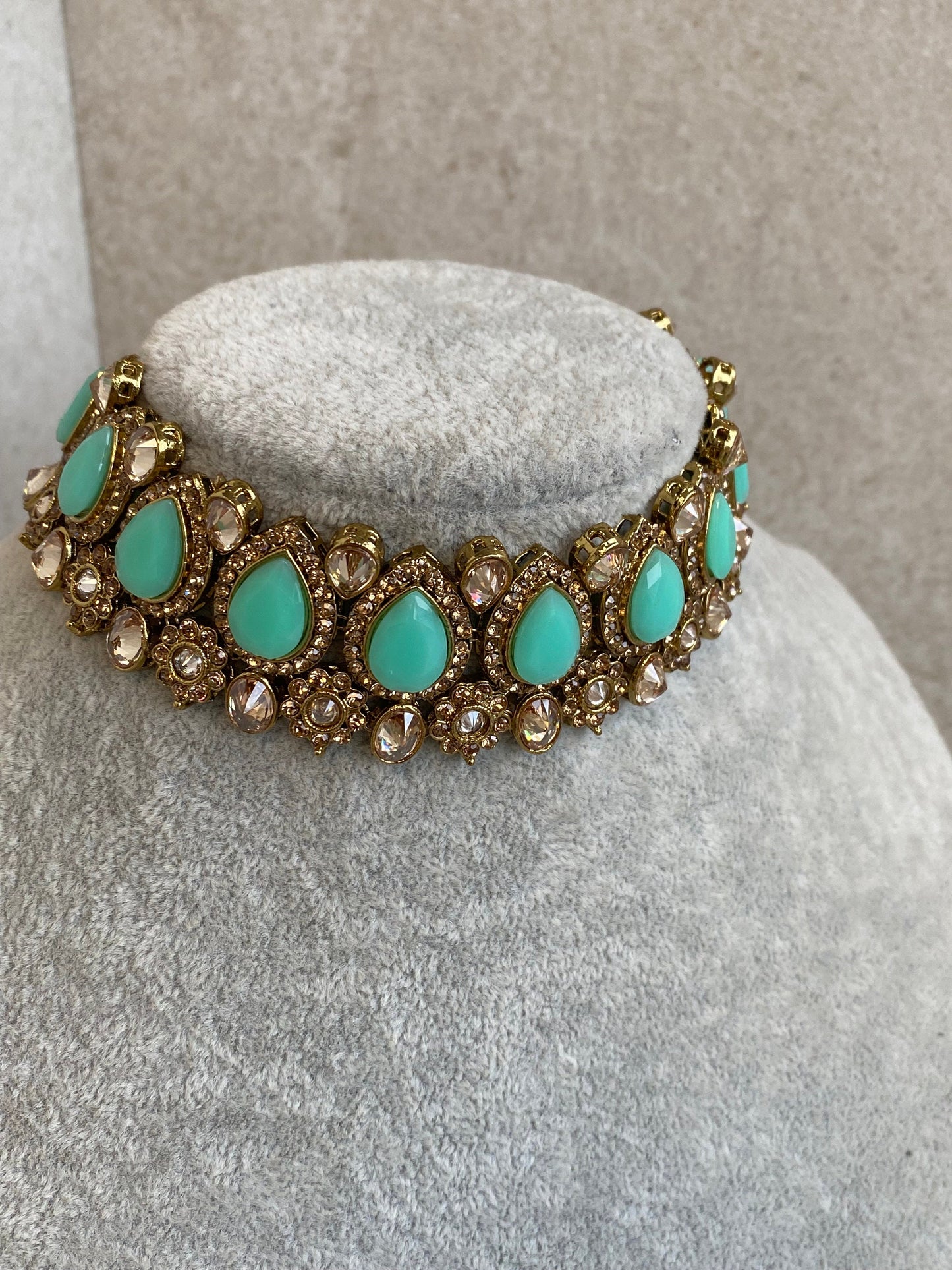 Mint Choker Single/ Unique Style/ Indian/ Pakistani/Fashion Jewellery/ Gift for Women