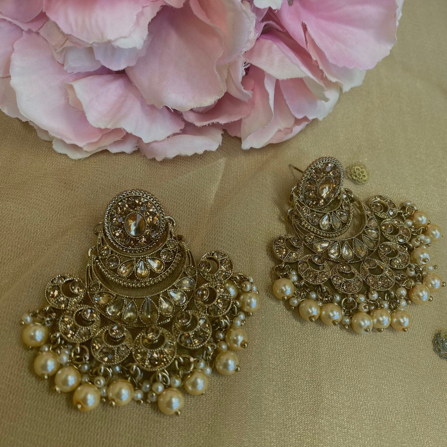 Golden Indian Earrings