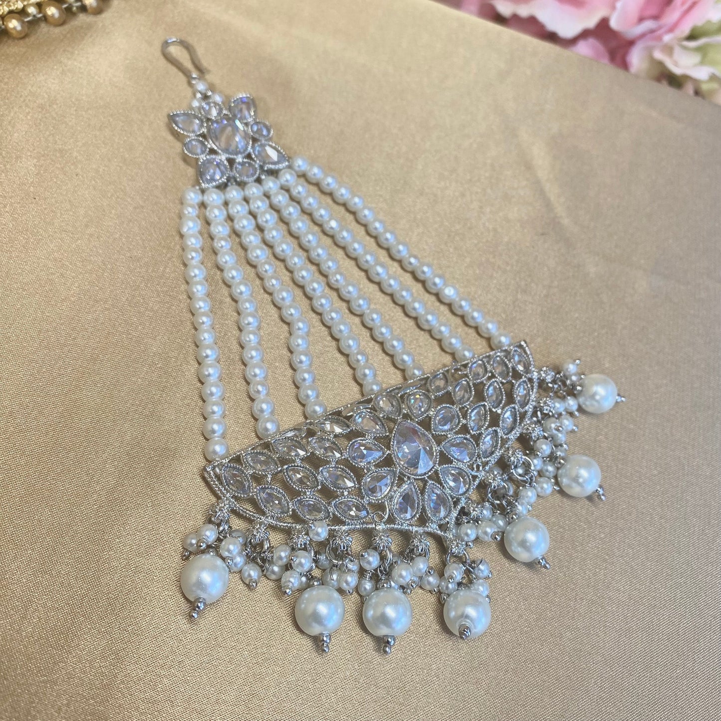 Silver Jhumar Only/ Passa/ Indian/ Pakistani Style/Headpieces