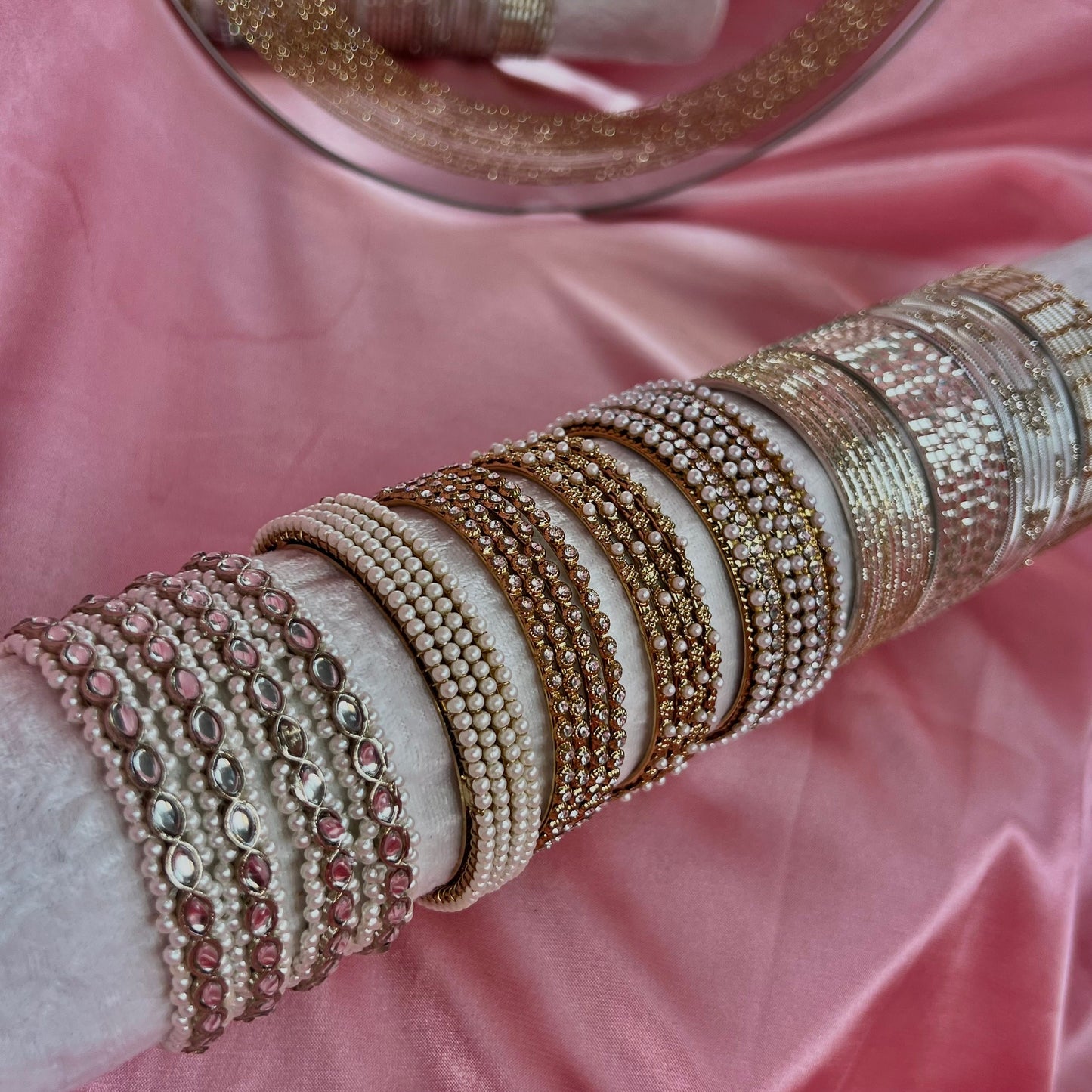 Bangle Roll Build Your Bangle Set - Clear Collection/Indian/ Pakistani/Jewelley/ Fashion Bracelet