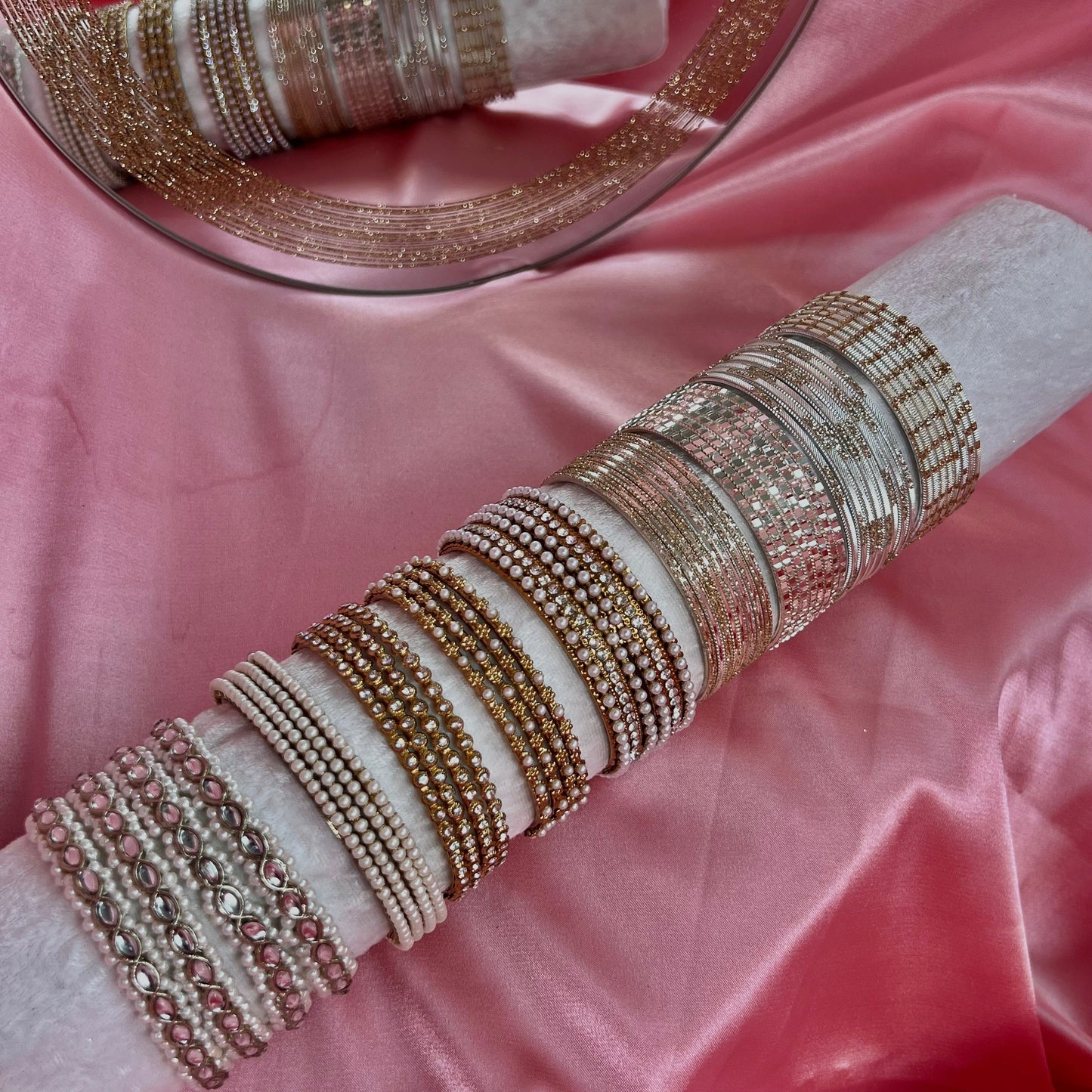 Bangle Roll Build Your Bangle Set - Clear Collection/Indian/ Pakistani/Jewelley/ Fashion Bracelet