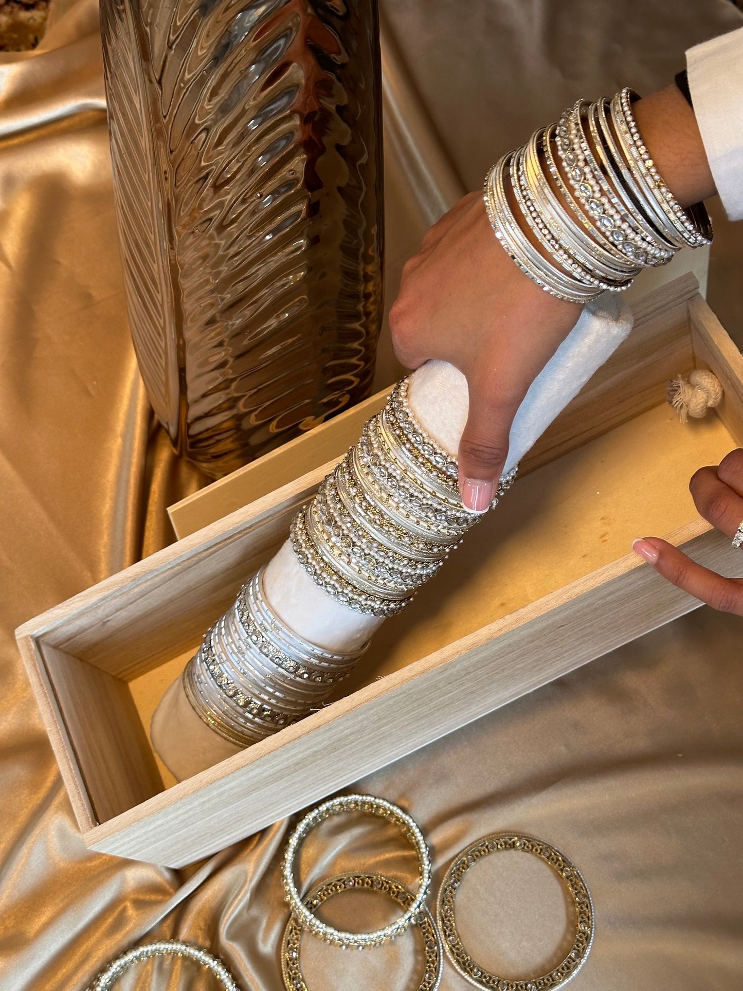 Bangle Roll Build Your Bangle Set - Clear Collection/Indian/ Pakistani/Jewelley/ Fashion Bracelet