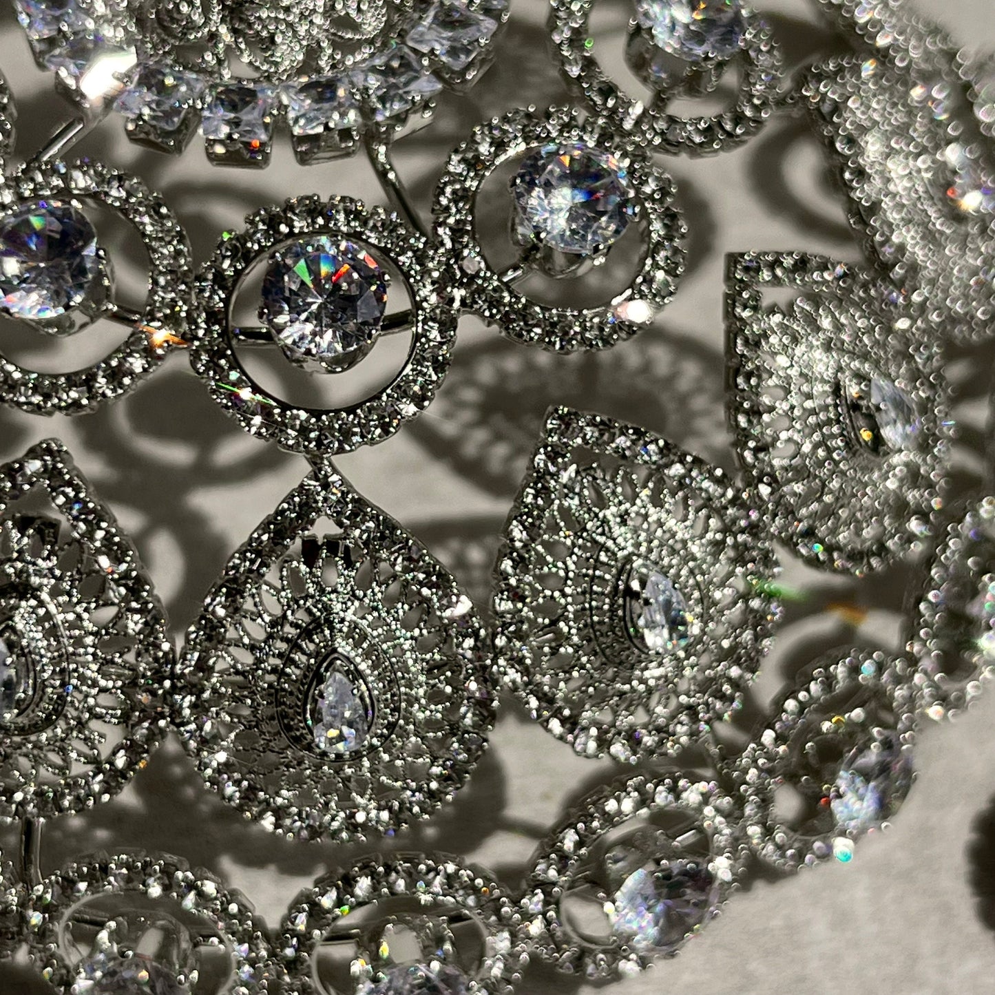 Metal Crystal Hair Accessory/ Unique Style/ Indian/ Pakistani/Fashion Jewellery/ Gift for Women