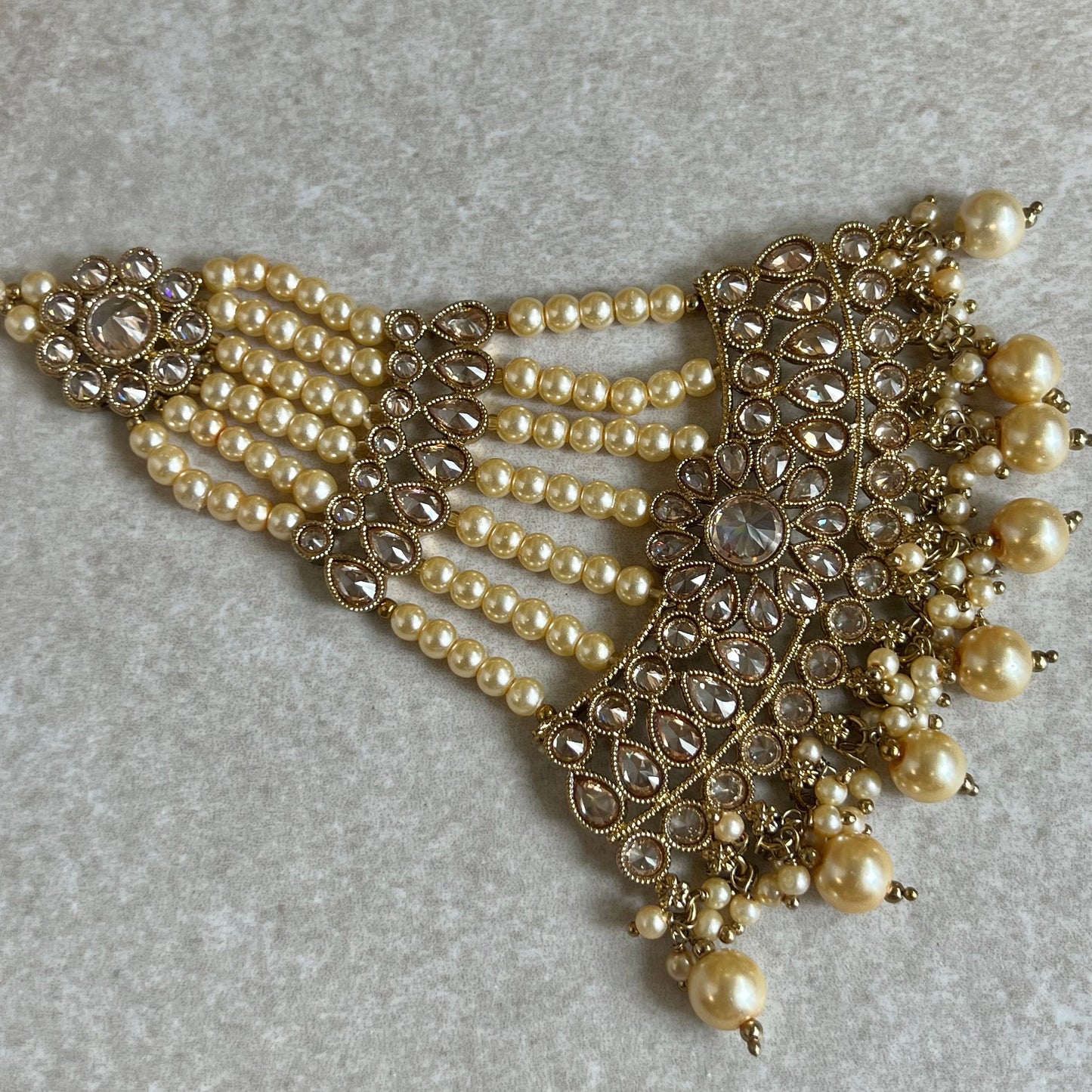 Champagne Jhumar/ Passa/ Indian/ Pakistani Style/Headpieces