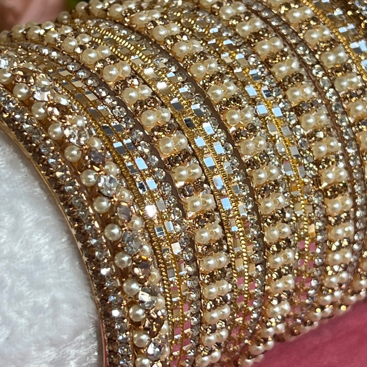 One Arm Clear Bangles/Indian/ Pakistani/Jewelley/ Fashion Bracelet