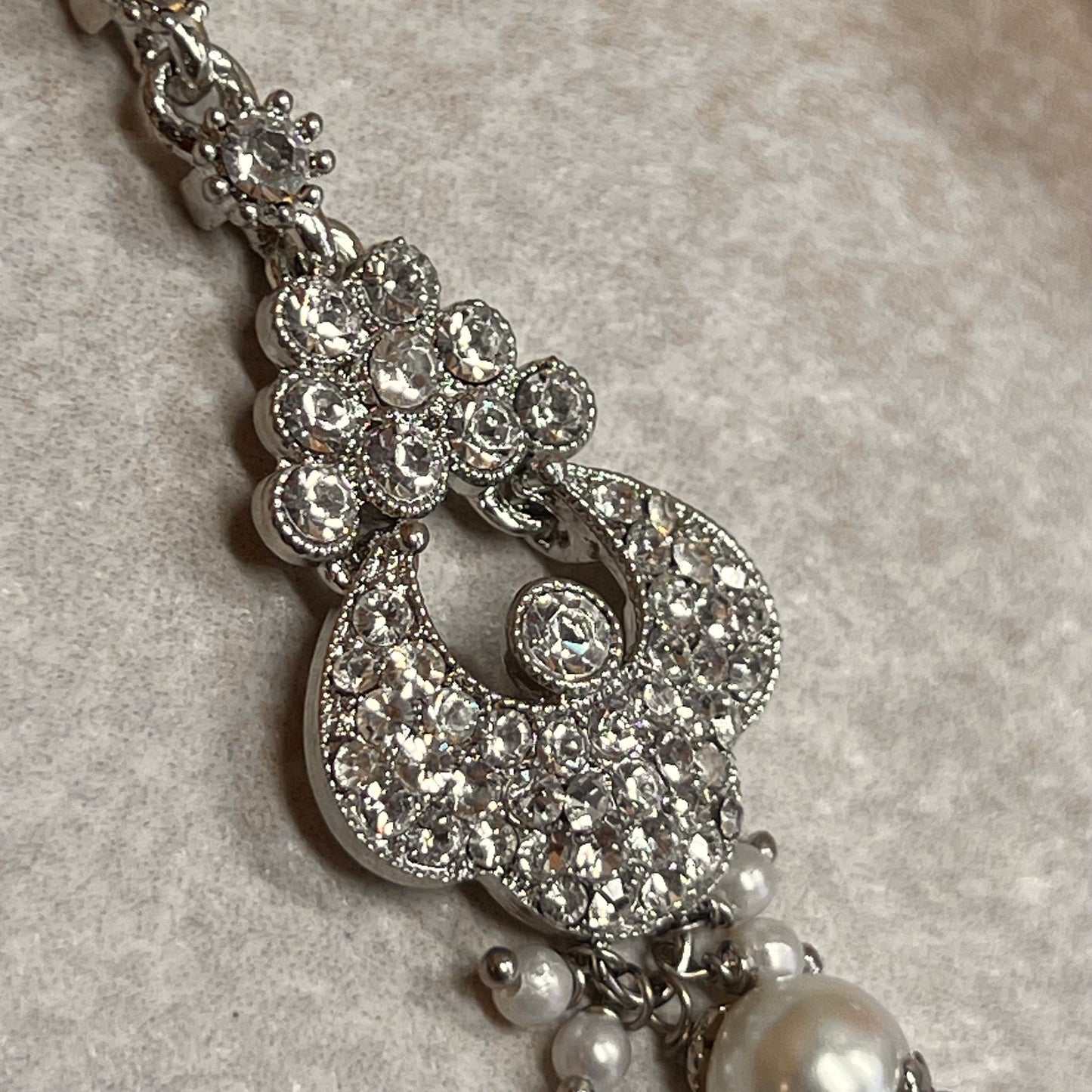 Silver Tikka/ Tikli/ Indian/ Pakistani Fashion Jewellery/ Maang Tikkas