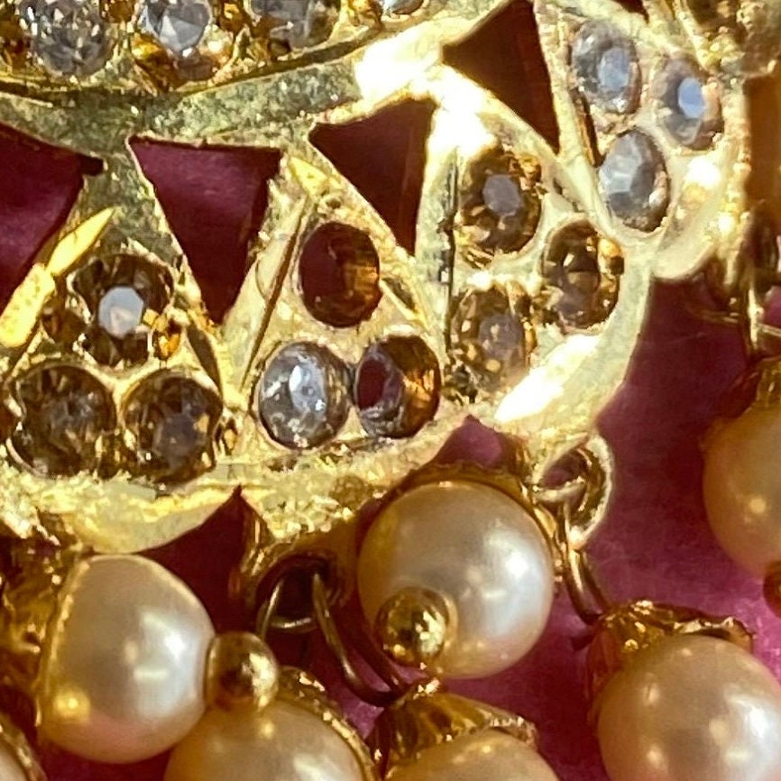 Gold Plated Tikka-Faulty!/ Tikli/ Indian/ Pakistani Fashion Jewellery/ Maang Tikkas