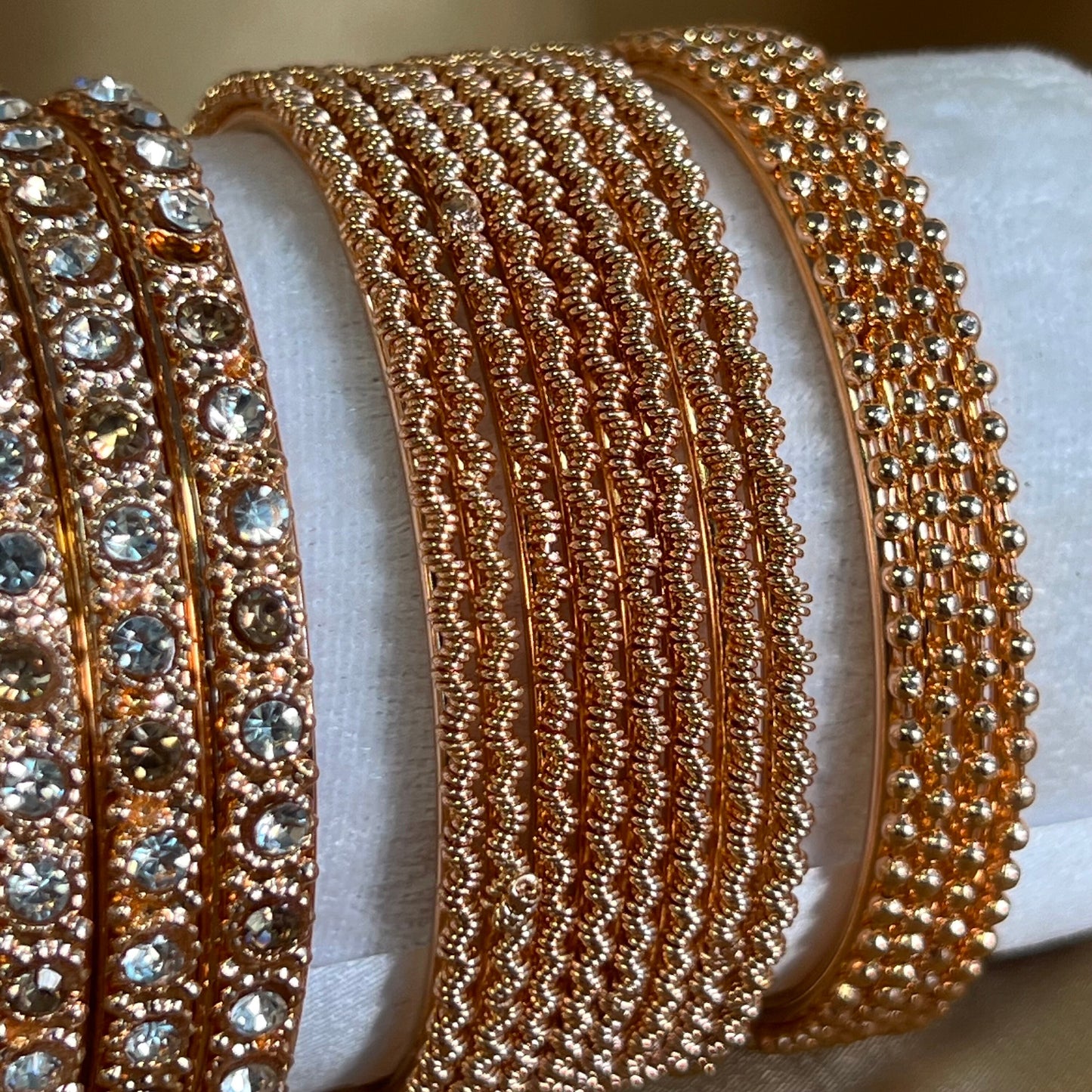 Bangle Roll Build Your Bangle Set- Rose Gold/Indian/ Pakistani/Jewelley/ Fashion Bracelet