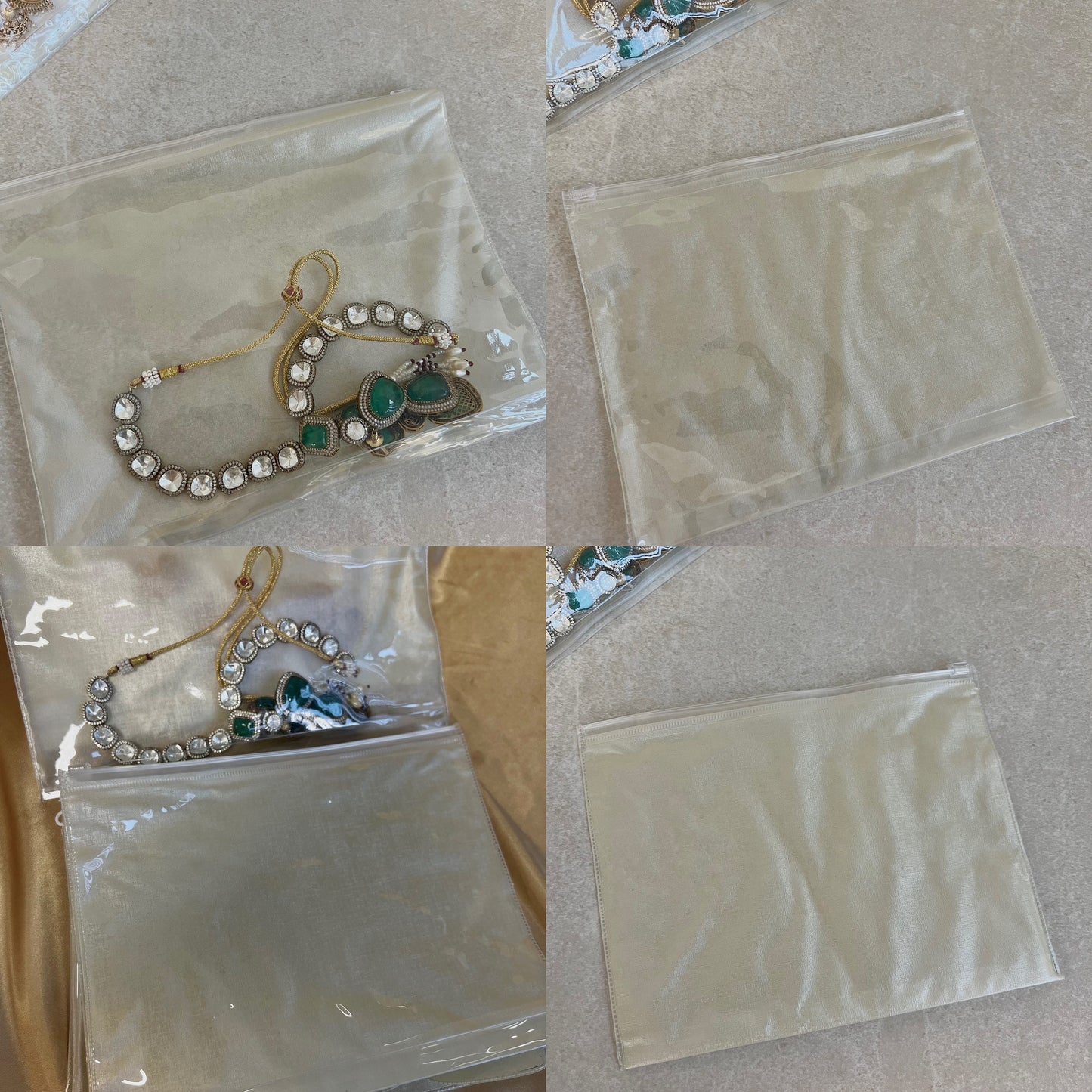 10 Medium-Small Clear Zipper/ ziplock bag, High quality jewellery/storage bags for jewellery/Plastic wallets/storage/ organisation