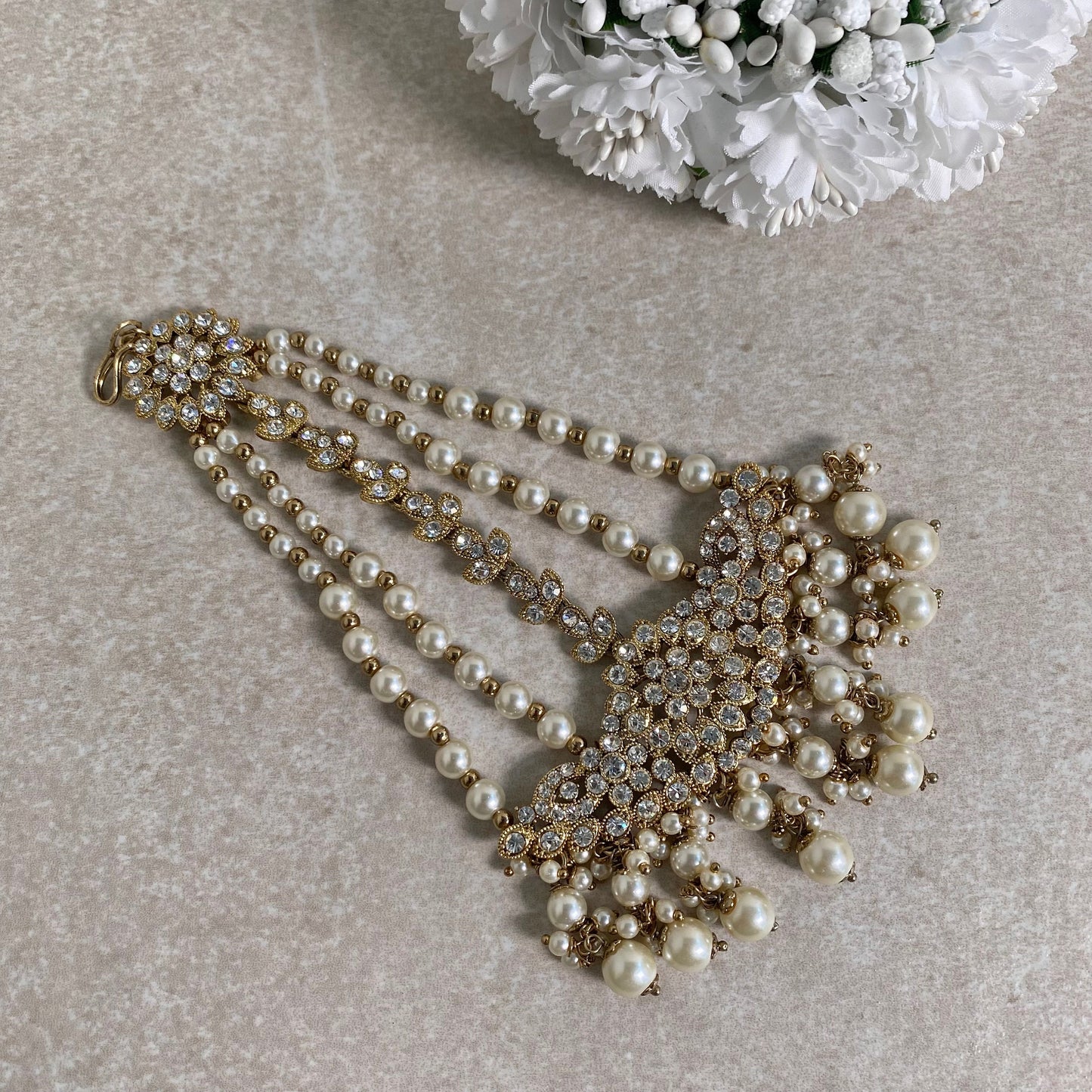 Clear Jhumar/Gold/Light Gold/ Passa/ Indian/ Pakistani Style/Headpieces