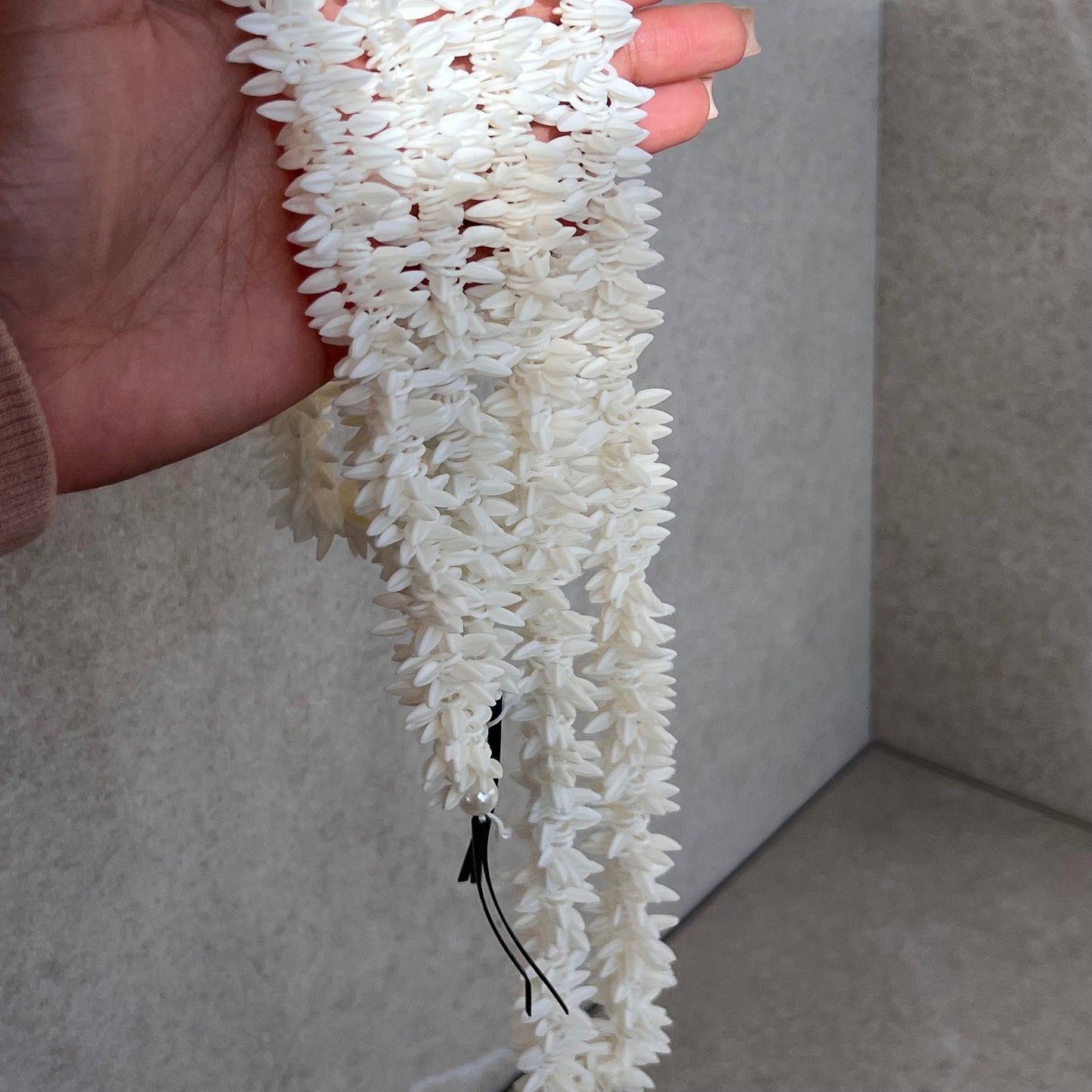 White Gajras Floral Hair and Hand Jewellery/ Jasmine Hair with Pin/ Artificial Flower/ Hair/ Bridal/ Bridesmaids/ Gift for Her/Mendhi Party