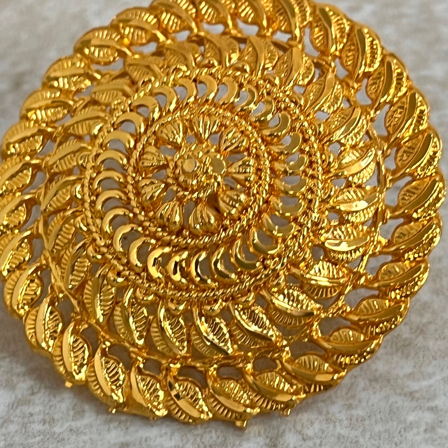 Bright Gold Earring Tops/ Fashion Jewellery/ Gift for Women/Indian/Pakistani style