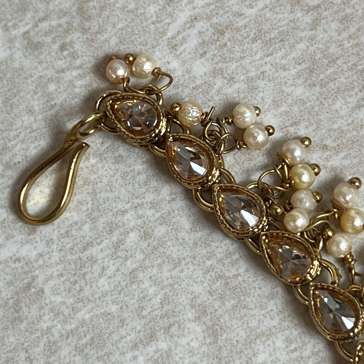Antique Golden Mathapatti (Indian Headband)/Pakistani/Fashion Jewellery/ Bridal Forehead Jewellery Headpiece/Bollywood /phoolpatti