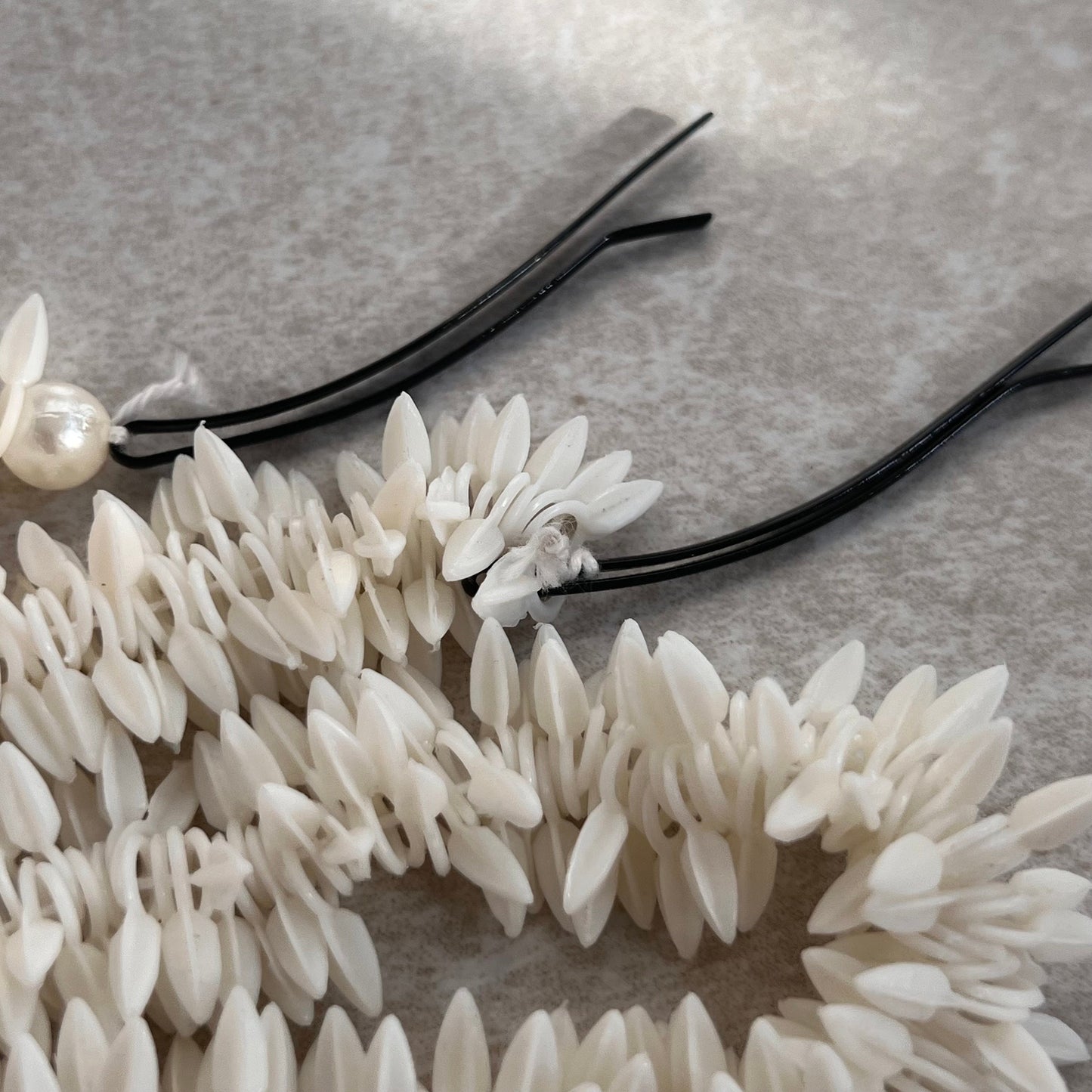 White Gajras Floral Hair and Hand Jewellery/ Jasmine Hair with Pin/ Artificial Flower/ Hair/ Bridal/ Bridesmaids/ Gift for Her/Mendhi Party