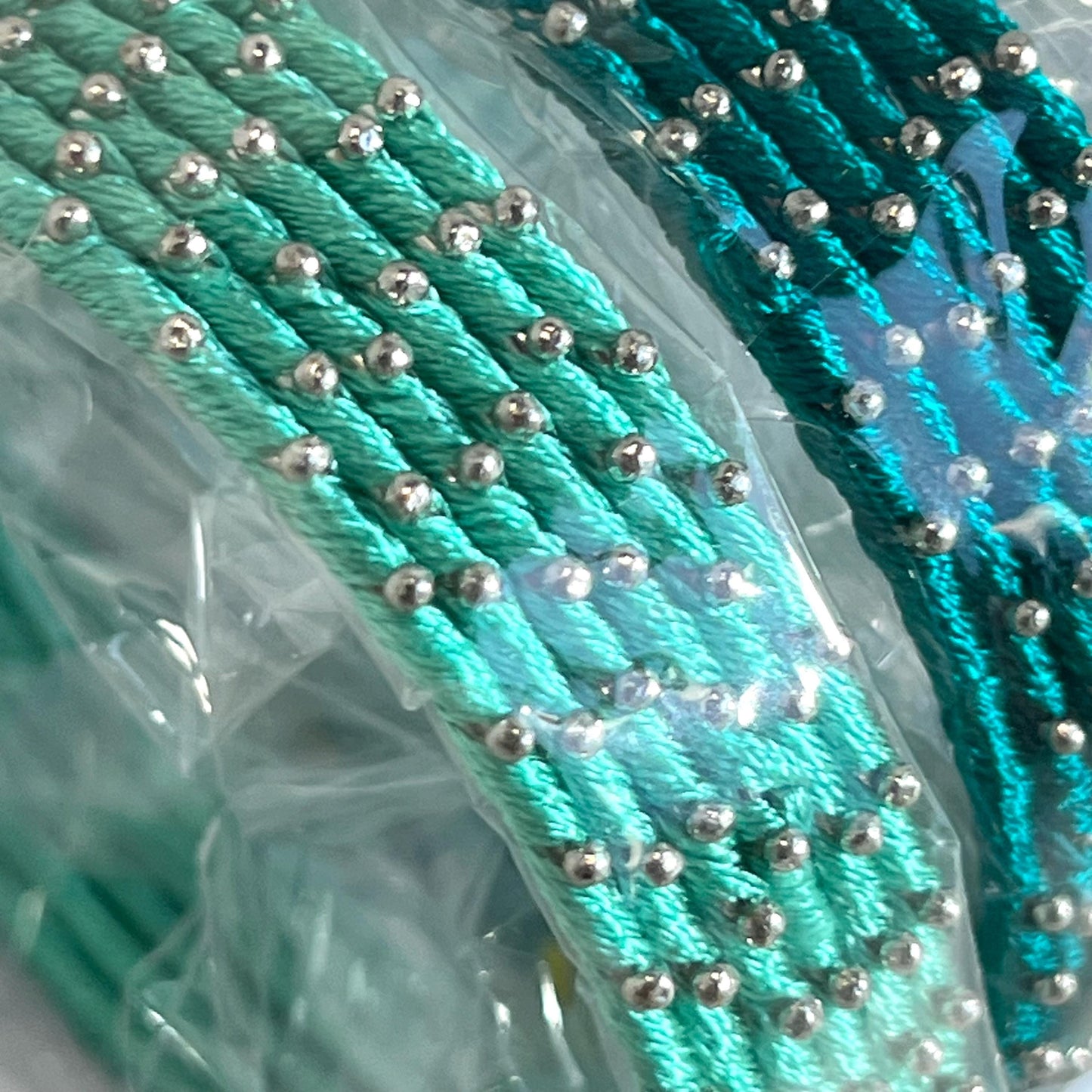 Teal Shades/Thread Coloured Bangle Block/ Indian/ Pakistani Bangles/ 2.6 Small Bangles/ 6 single colours in pack