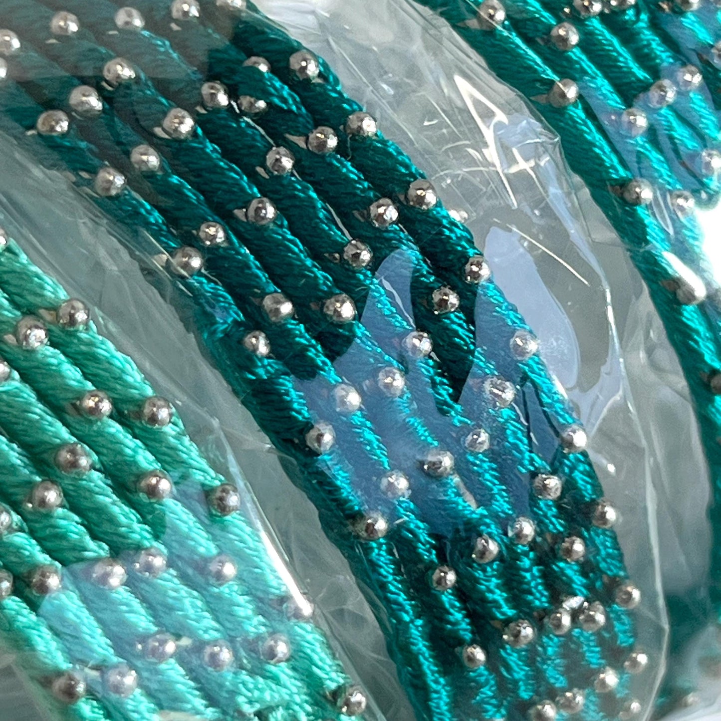 Teal Shades/Thread Coloured Bangle Block/ Indian/ Pakistani Bangles/ 2.6 Small Bangles/ 6 single colours in pack