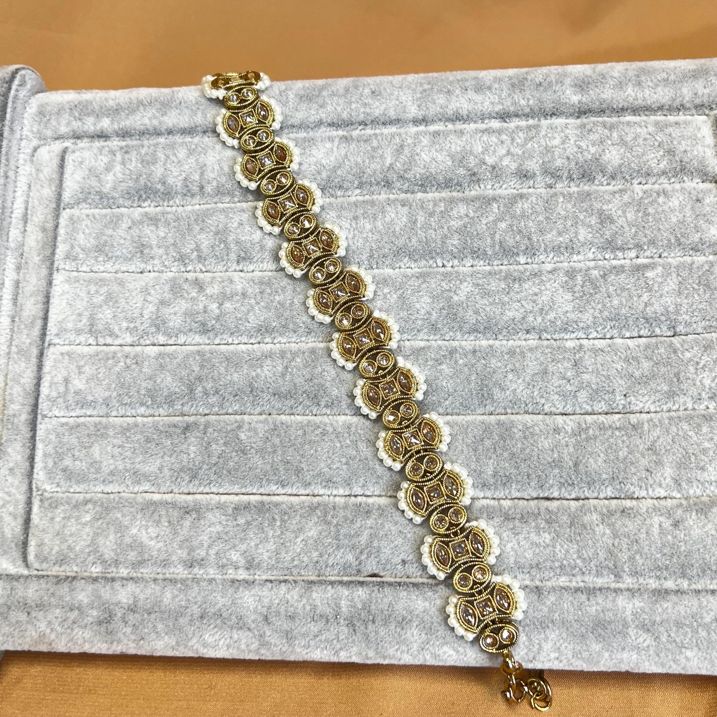 Kundan Headband /Indian/Pakistani/Fashion Jewellery/ Bridal Forehead Jewellery Headpiece/Bollywood /phoolpatti