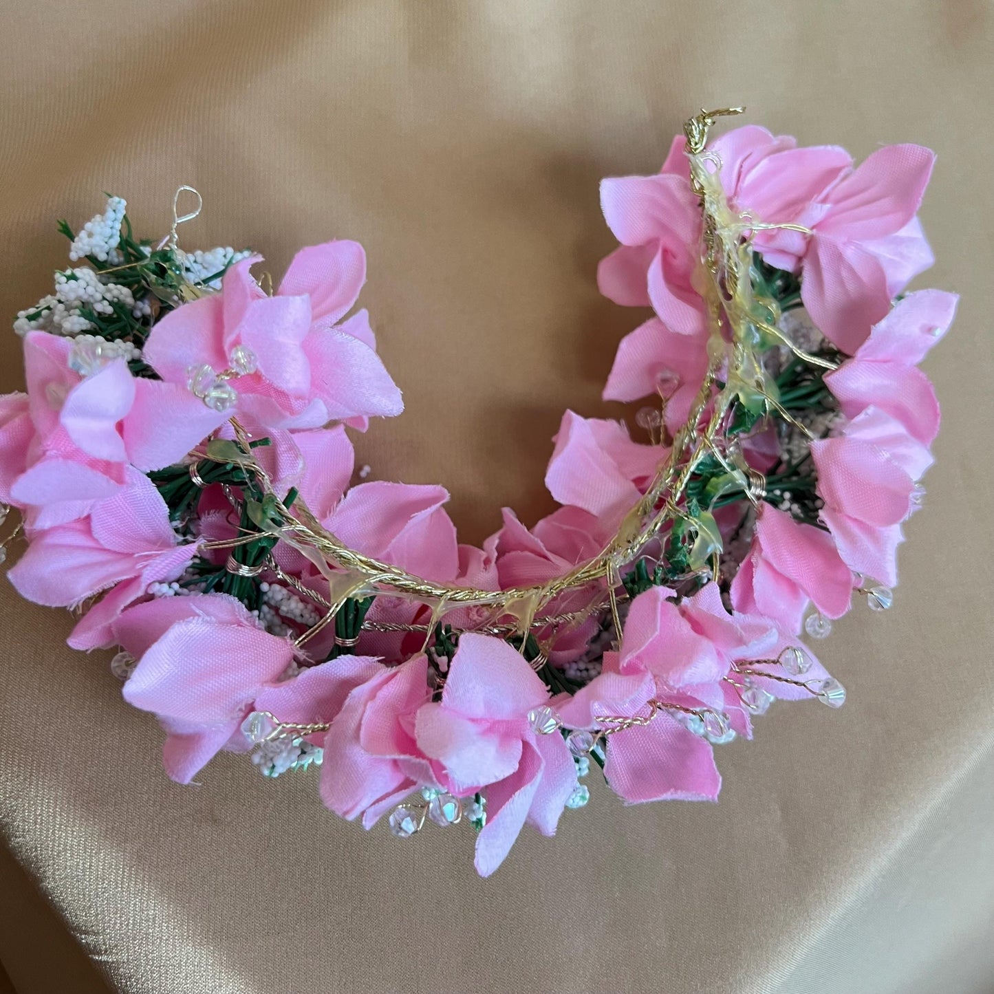 Indian Pink Hair Flower Hair Accessory - Pack of 4/ Unique Style/ Indian/ Pakistani/Fashion Jewellery/ Gift for Women