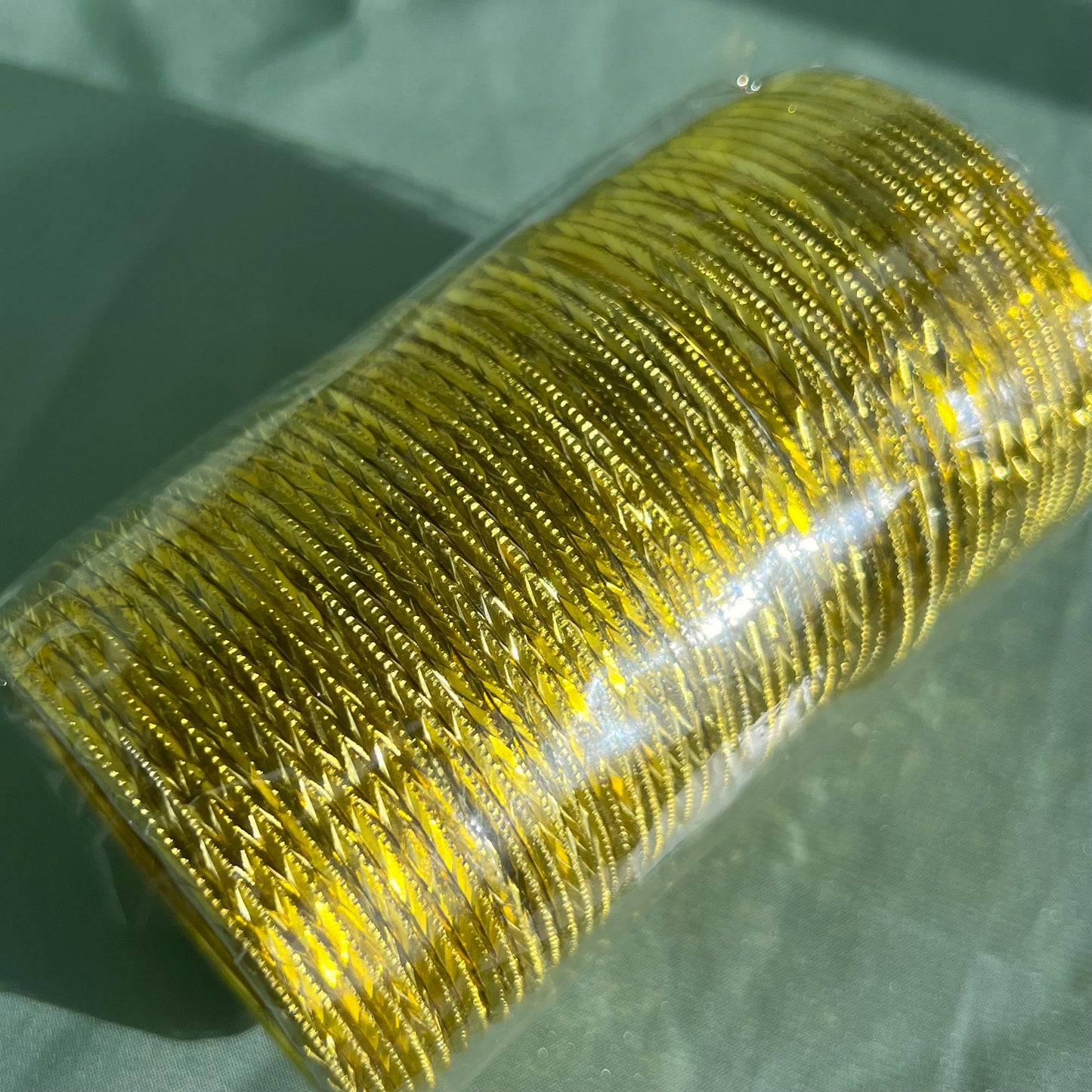 Yellow Shinny Single Bangles - Set of 12 - 2.4 Bangles/ Indian Bangles/Braclets/Indian & Pakistani Jewellery
