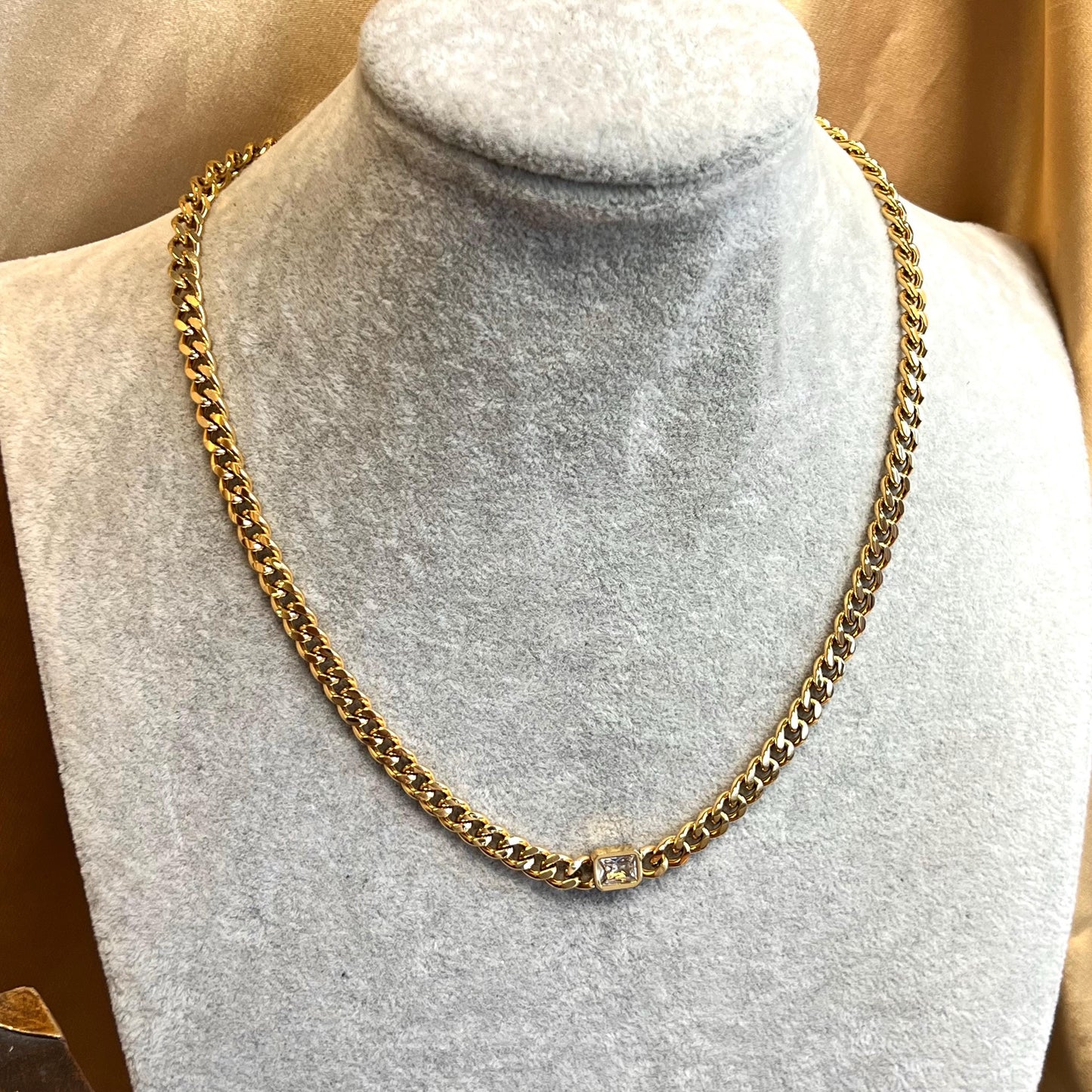 NEW!Stainless Silver 316L Everyday Gold and Pearl Chain High Quality Tarnish Free Necklace Gift High Fashion Layering Stylish Hypoallergenic