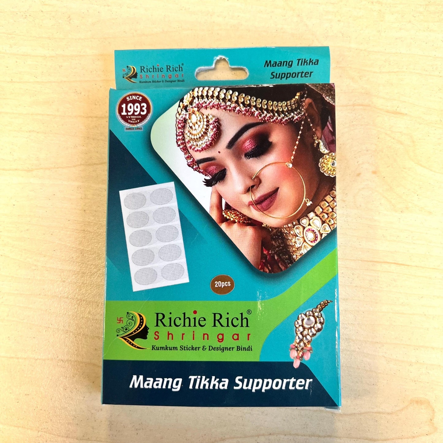Multipack Support for Earring and Tikka Bridal Essential Indian Pakistani Wedding Maang Tikka Earring Sensitive Skin Invisable Must Have Kit