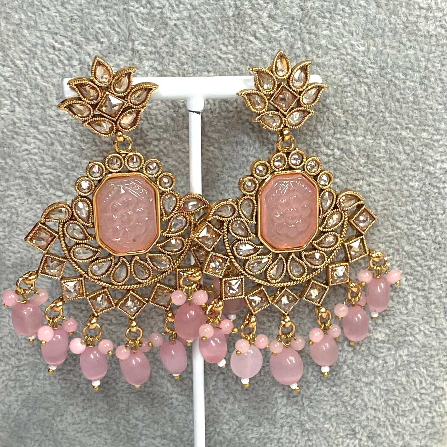 Pink & Champagne Necklace Set