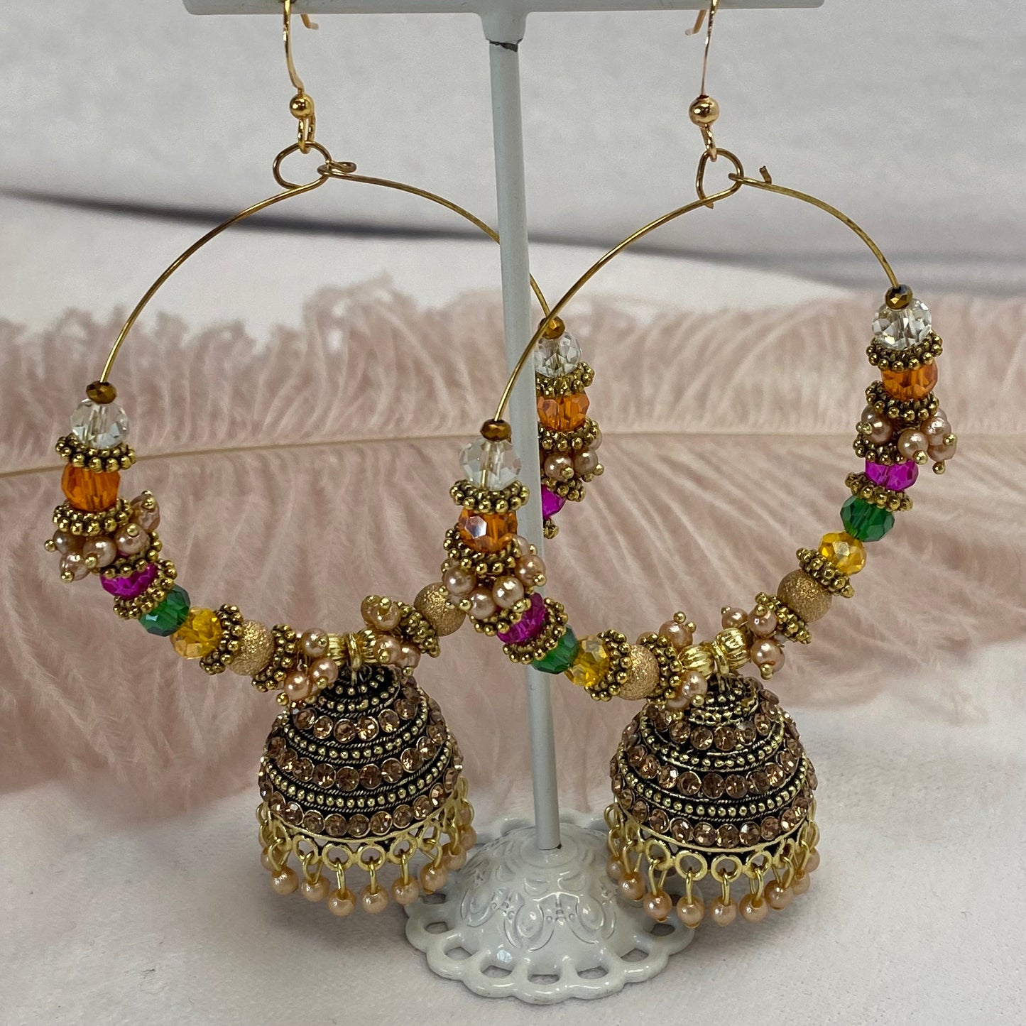 Mehndi Night Hoop Earrings