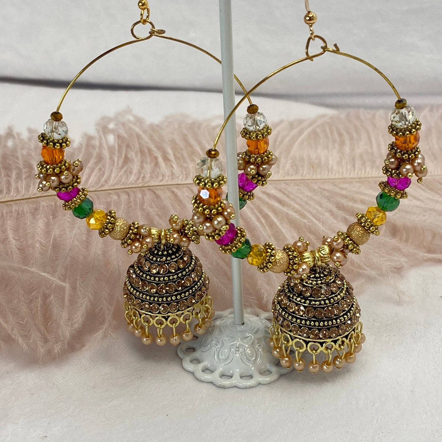 Mehndi Night Hoop Earrings