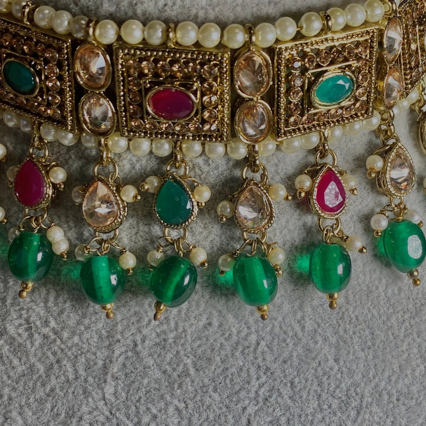 Multicolour Indian Choker Set