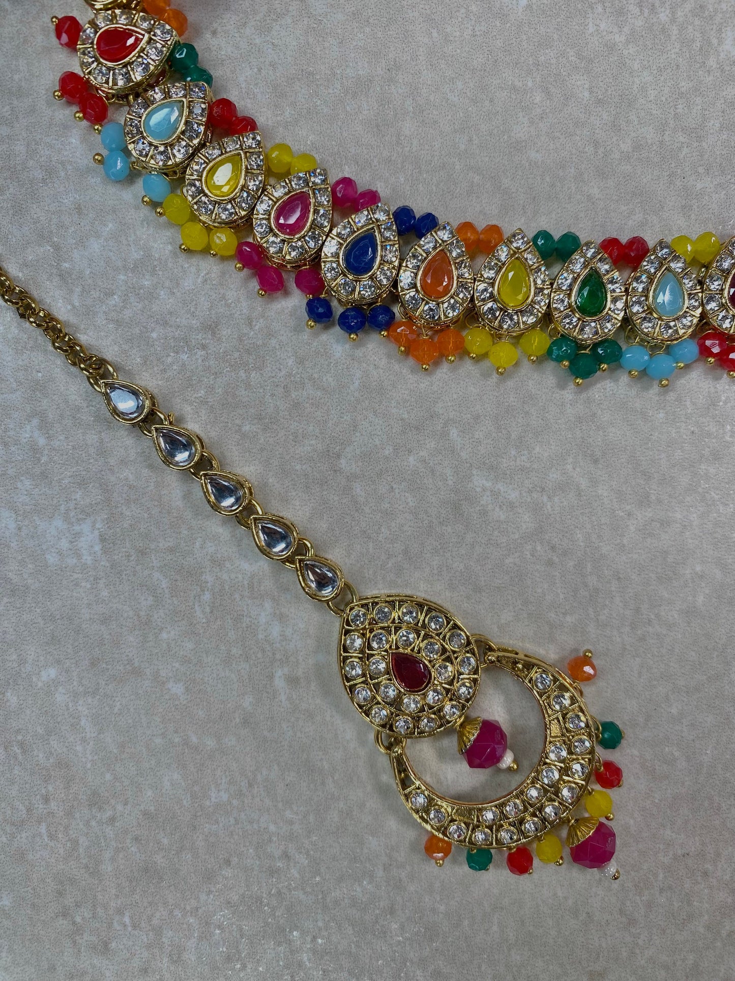 Multicolour Necklace Set