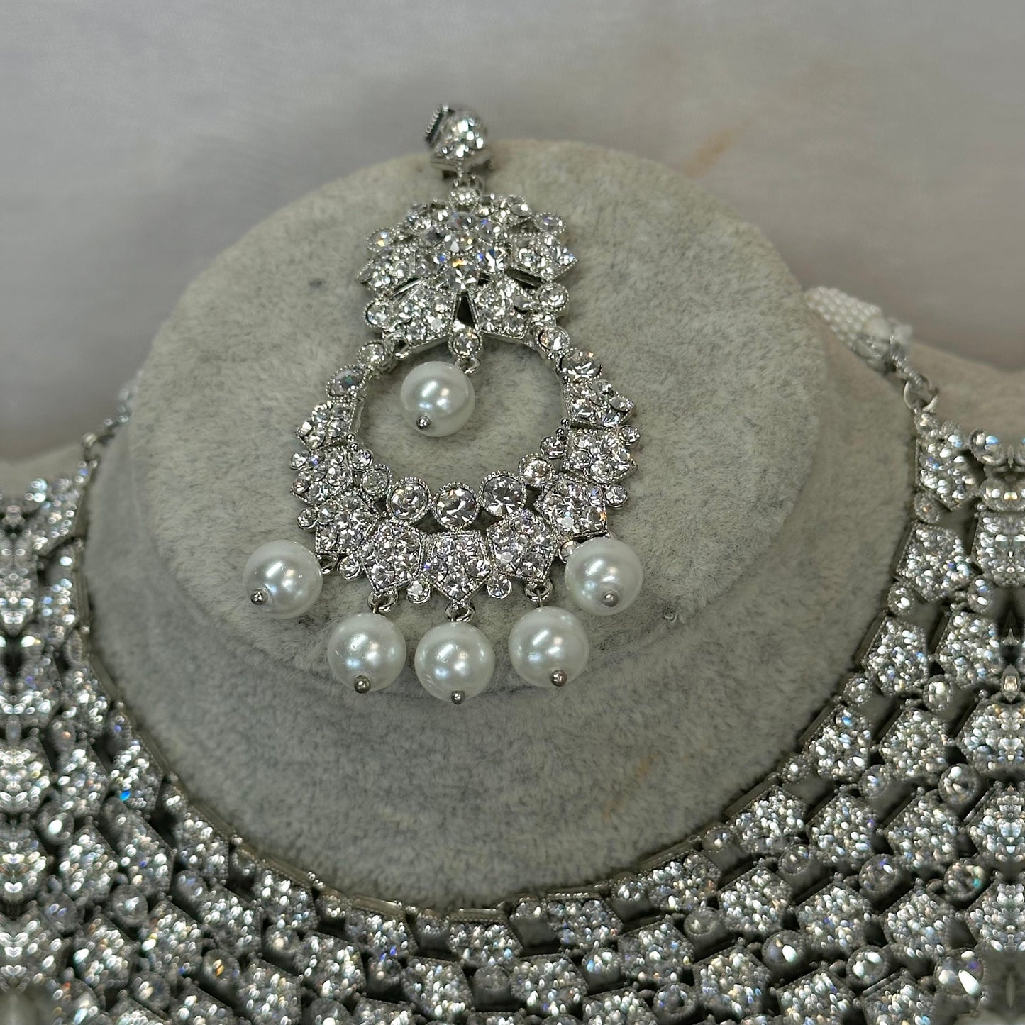 Silver Bridal Set - Pearl