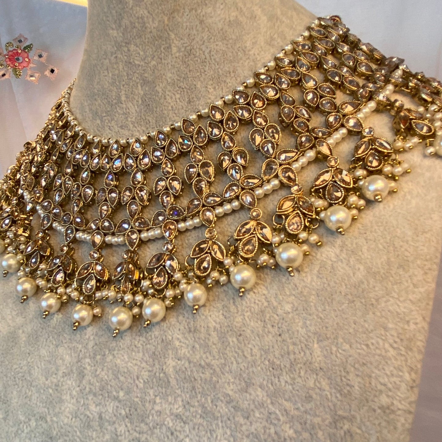 Champagne Bridal Necklace