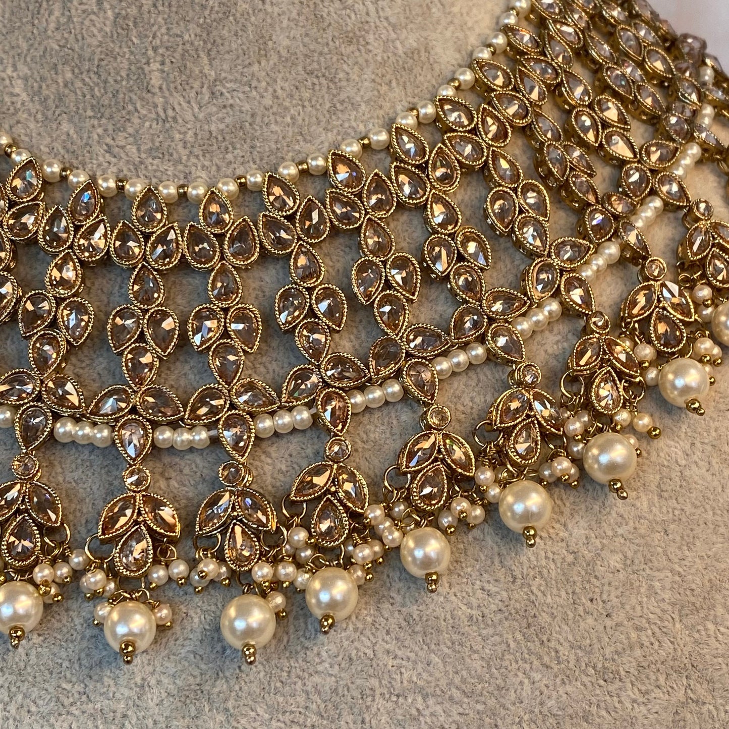 Champagne Bridal Necklace
