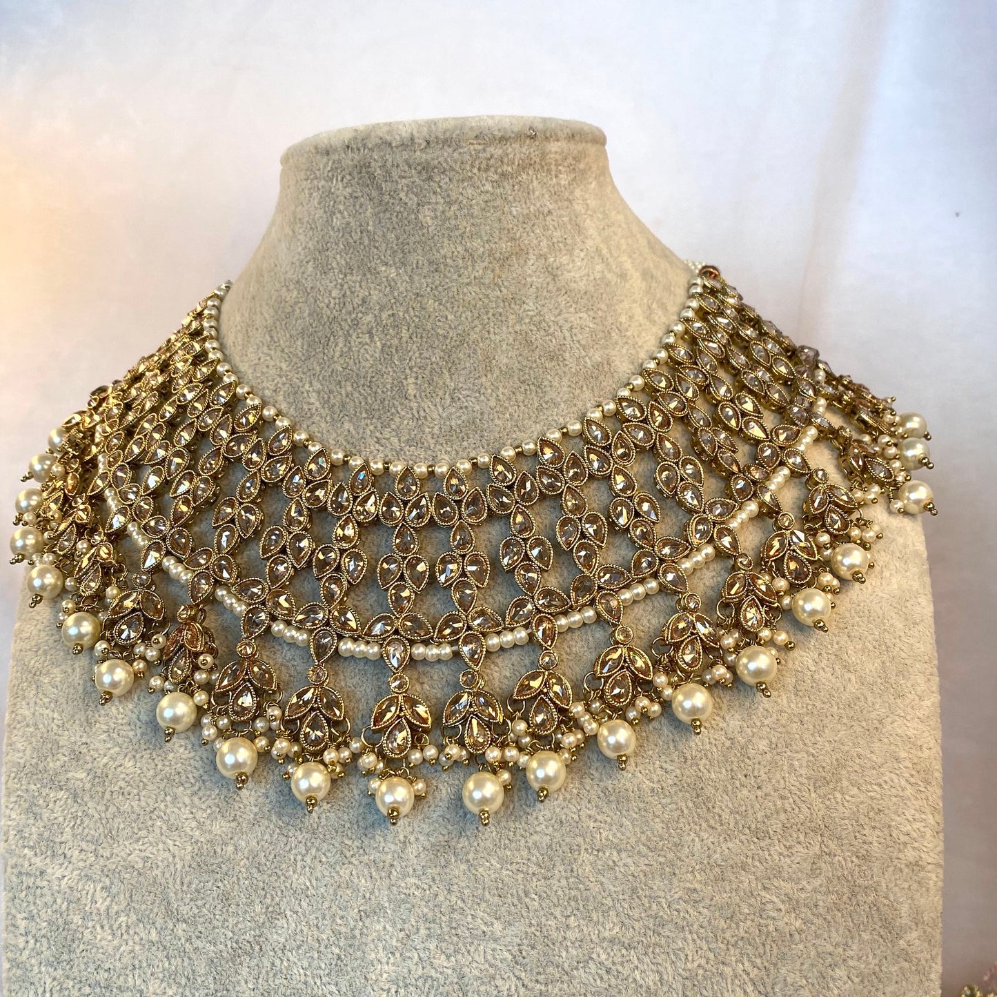 Champagne Bridal Necklace