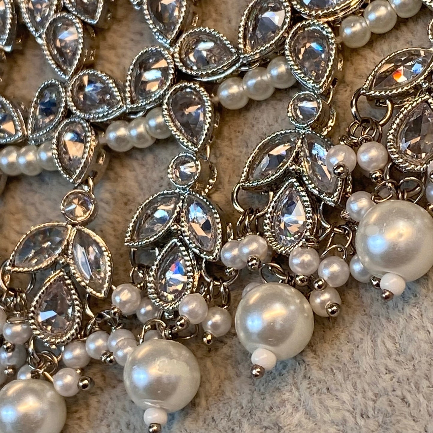 Silver Bridal Necklace