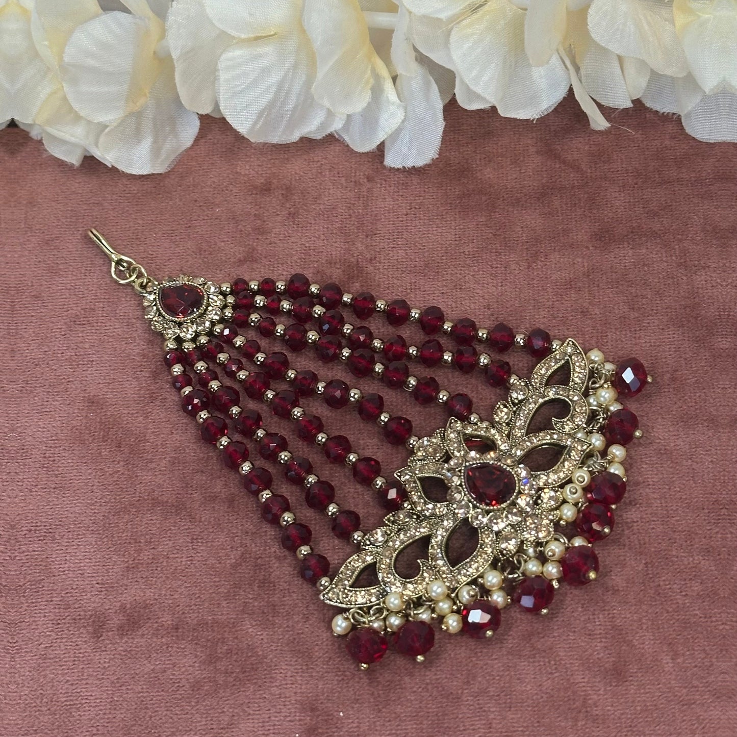 Antique Gold Jhumar/ Passa/ Indian/ Pakistani Style/Headpieces
