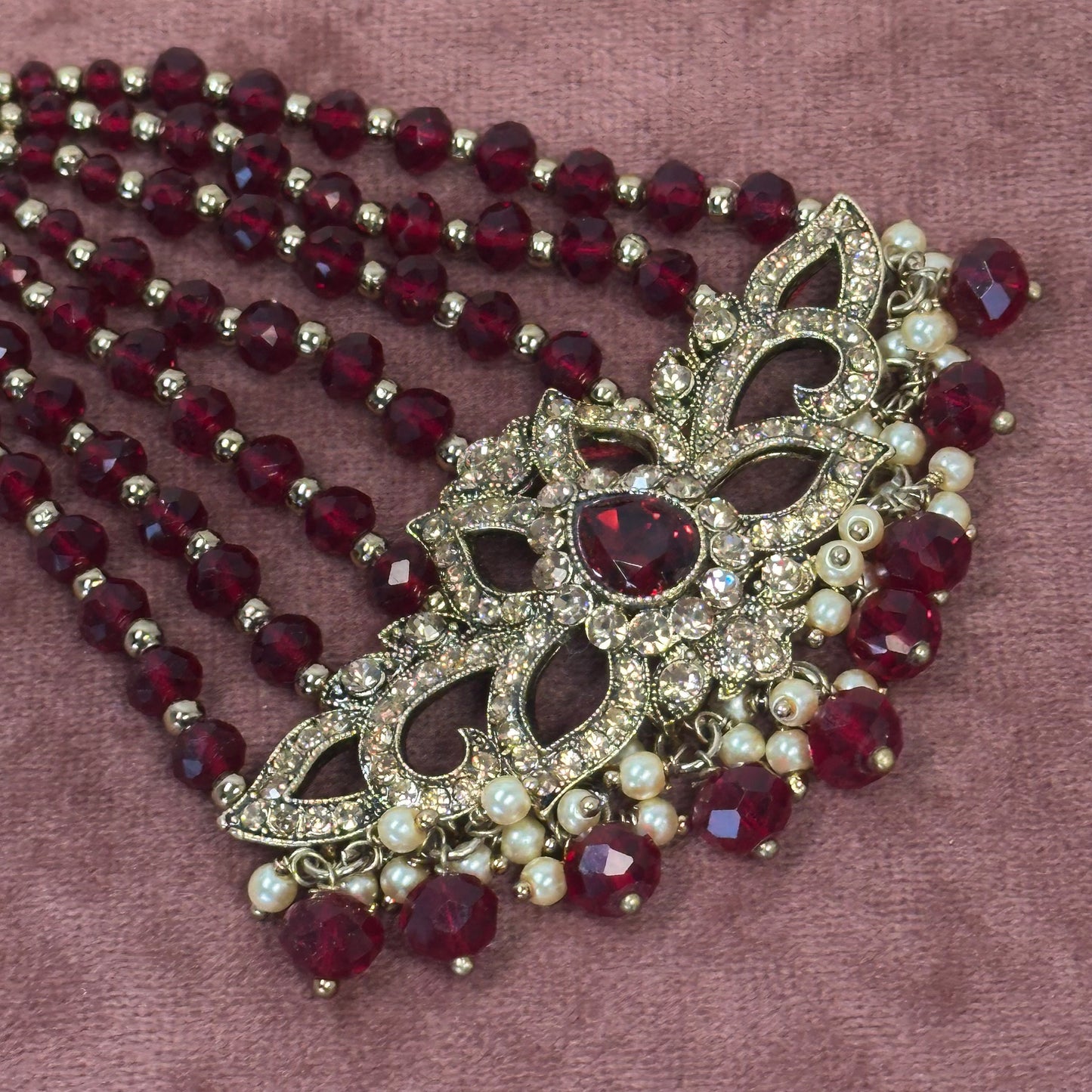 Antique Gold Jhumar/ Passa/ Indian/ Pakistani Style/Headpieces