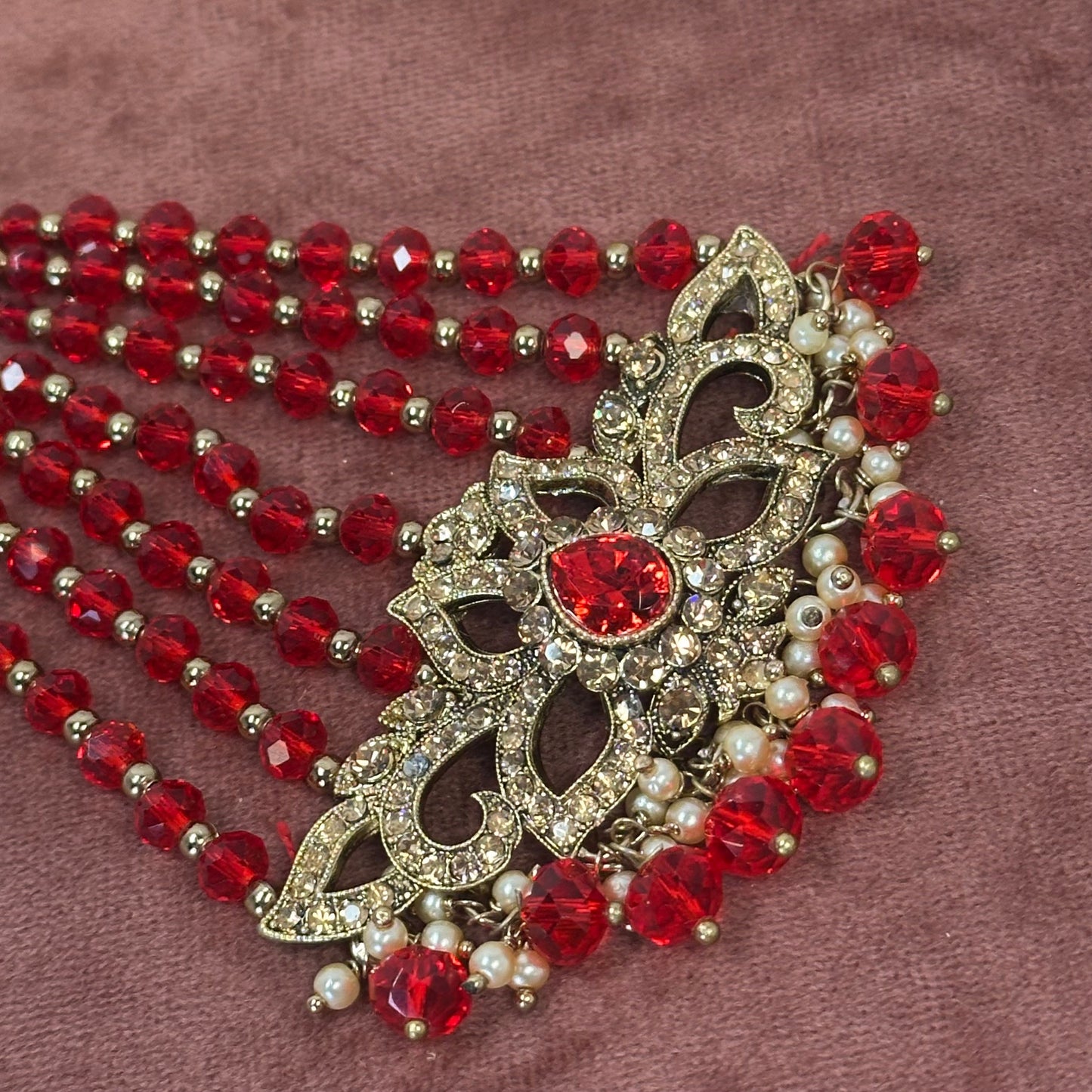 Antique Gold Jhumar/ Passa/ Indian/ Pakistani Style/Headpieces
