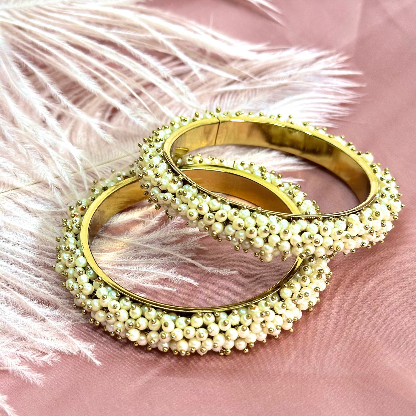 Pearl Bangle (Slightly Imperfect)/Indian/ Pakistani/Jewelley/ Fashion Bracelet