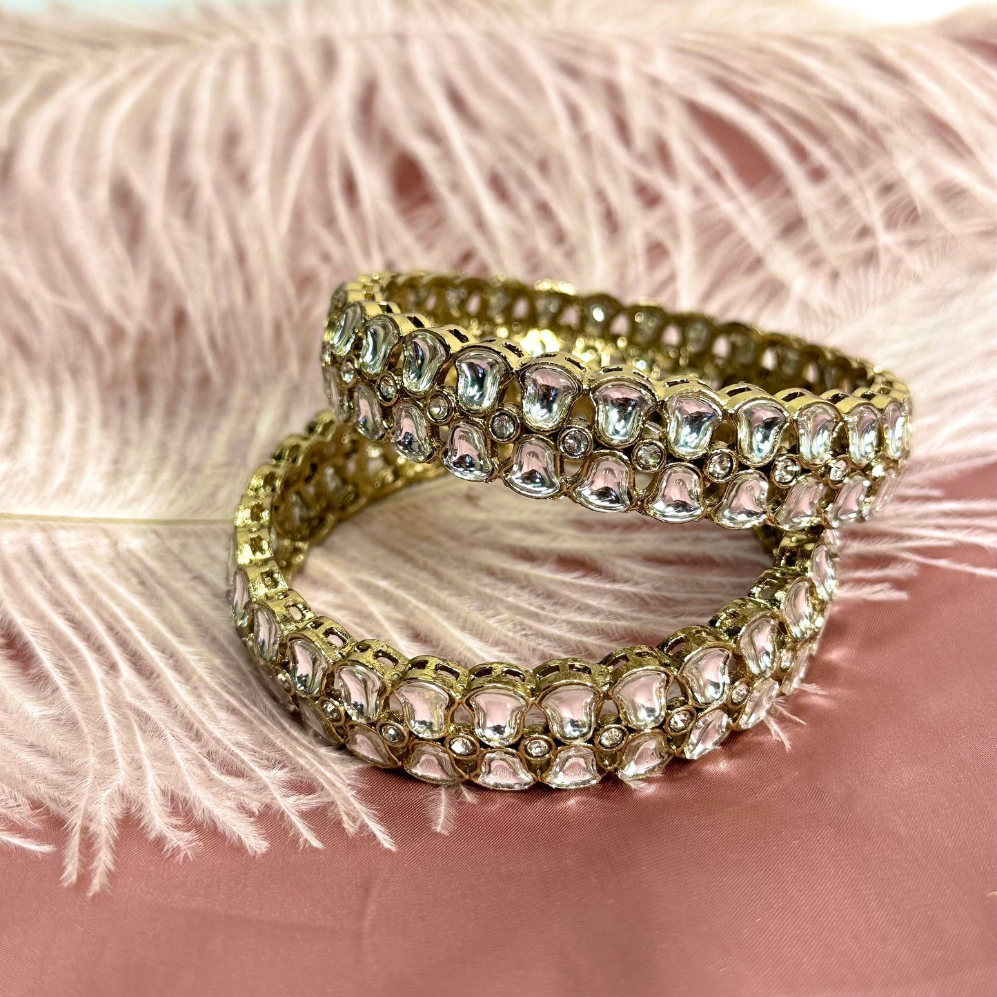 Faux Kundan Bangle (Slightly Imperfect)