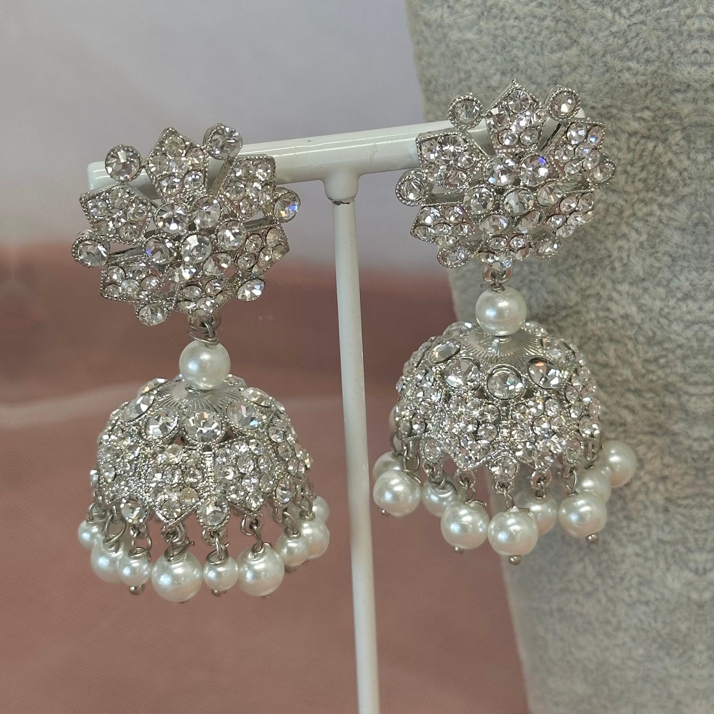 Silver Bridal Set - Pearl