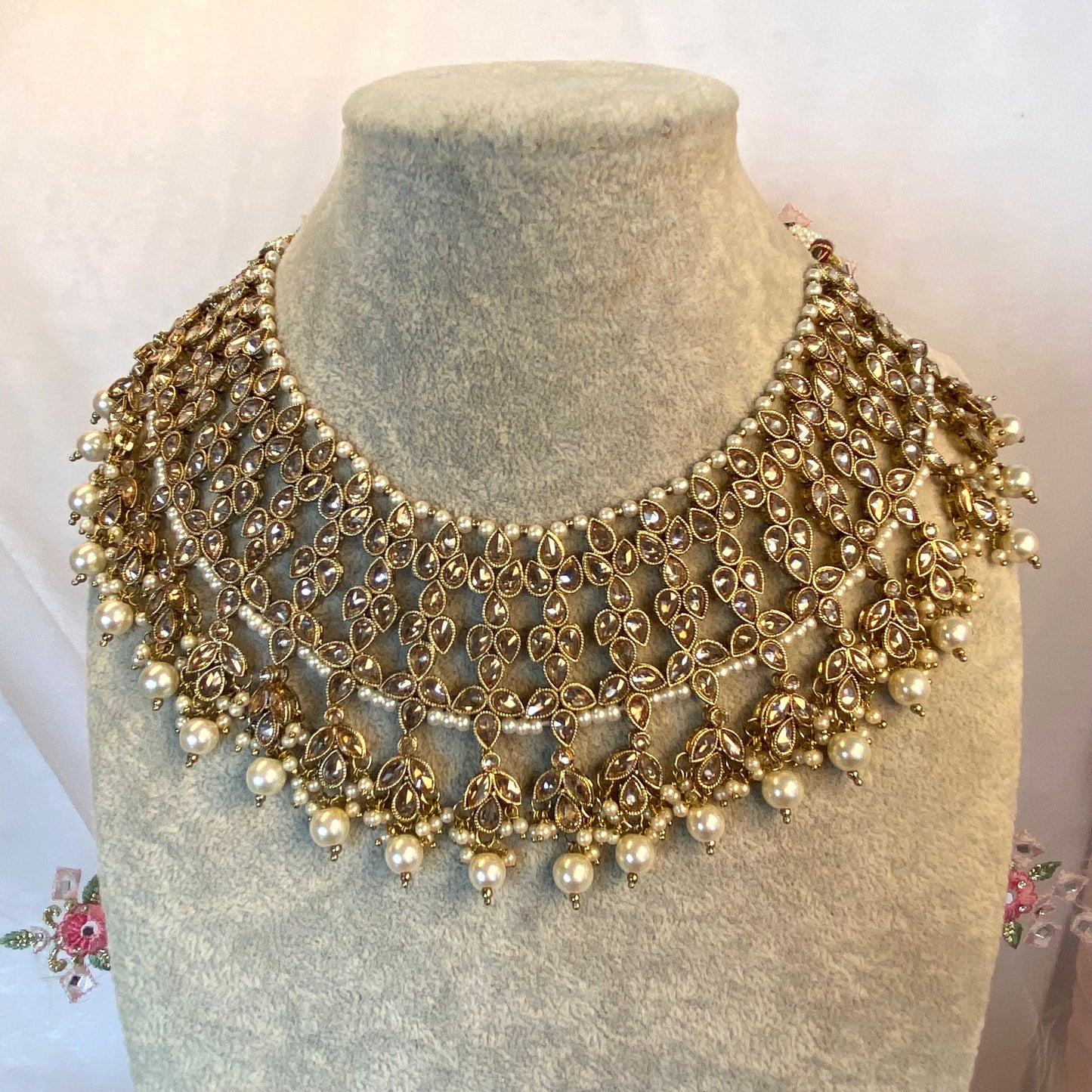 Champagne Bridal Necklace
