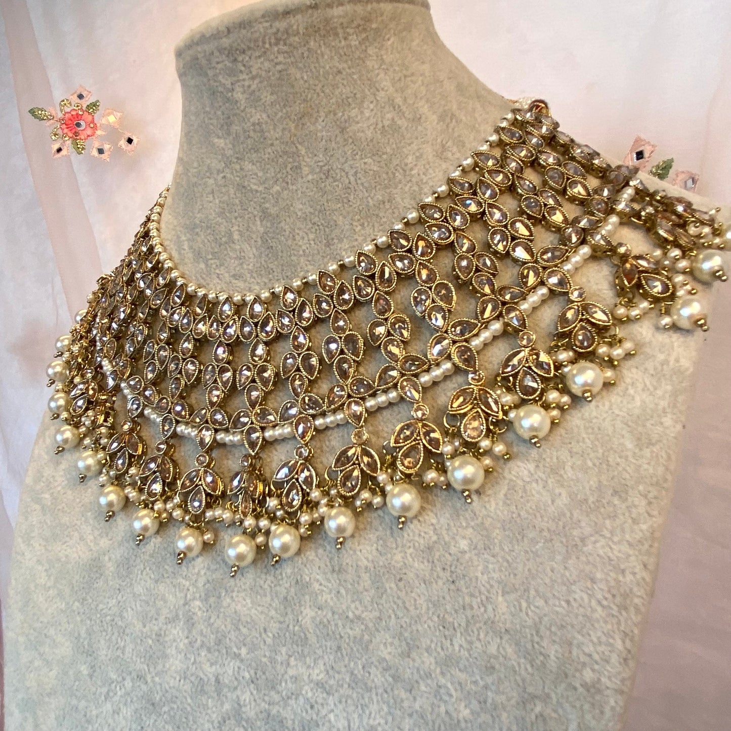 Champagne Bridal Necklace