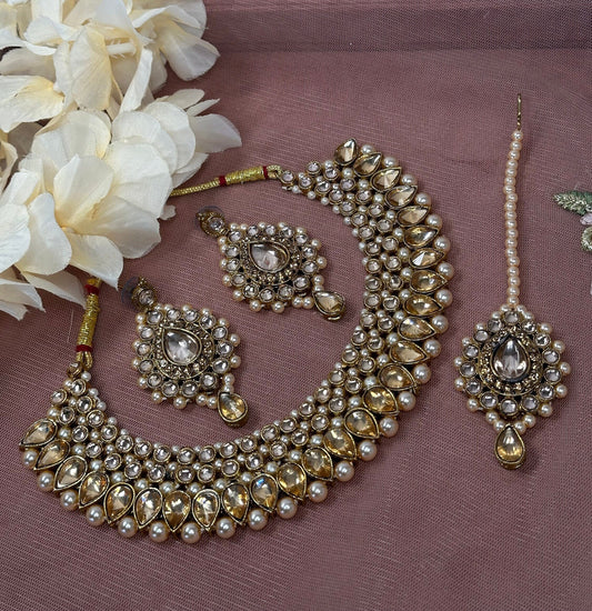 Golden Necklace Set
