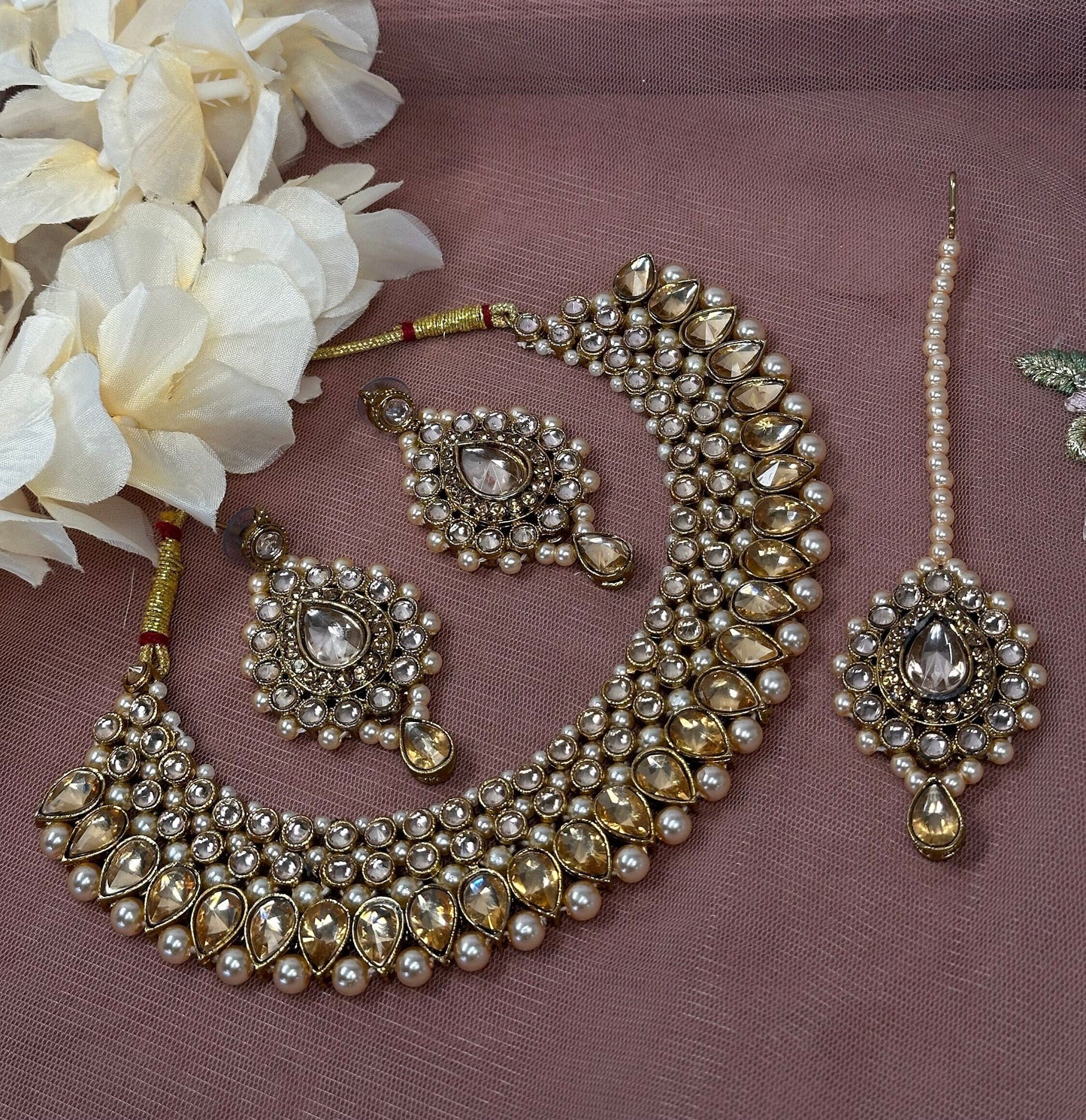 Golden Necklace Set