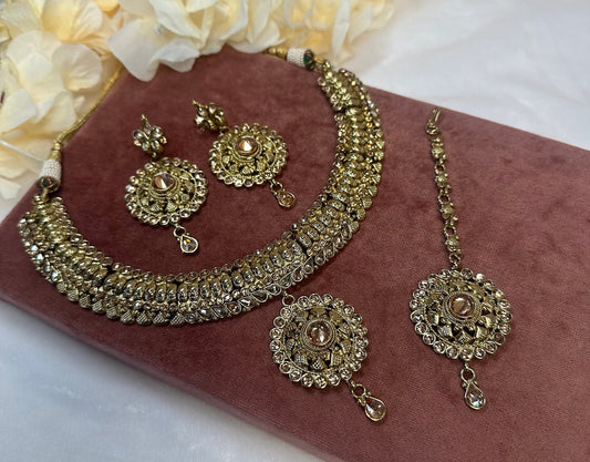 Golden Necklace Set